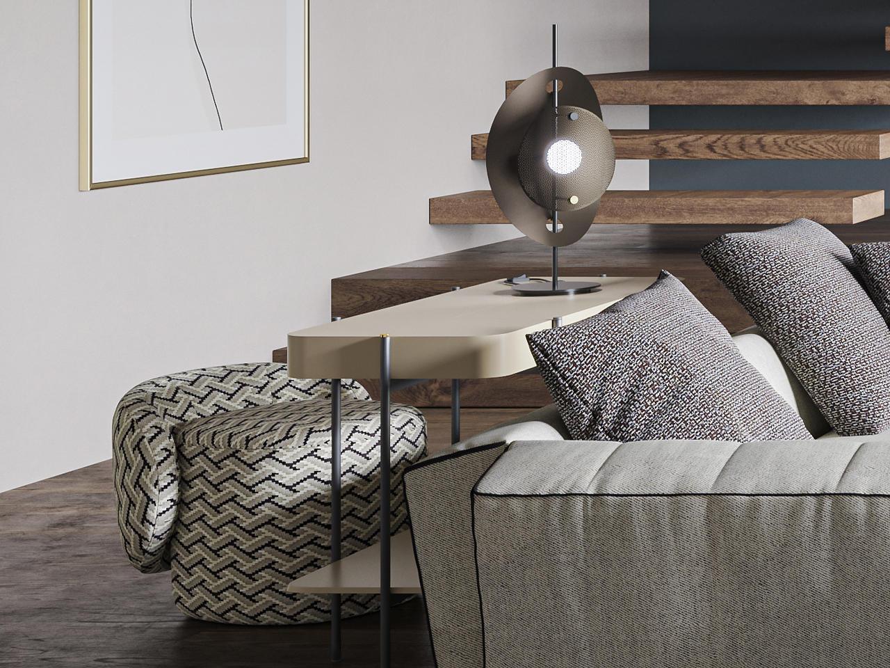 Lampa stołowa COROLLE brązowy Liu Jo Living    Eye on Design