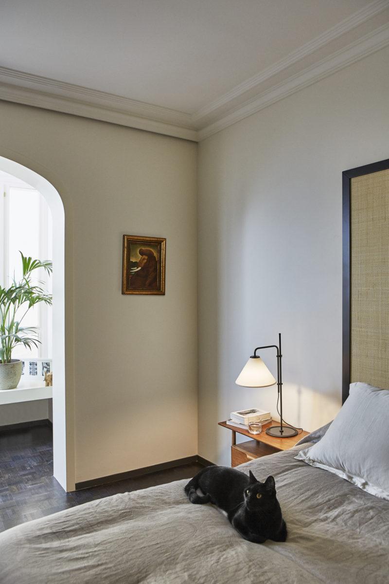 Lampa stołowa FUNICULI FABRIC piaskowy Marset    Eye on Design