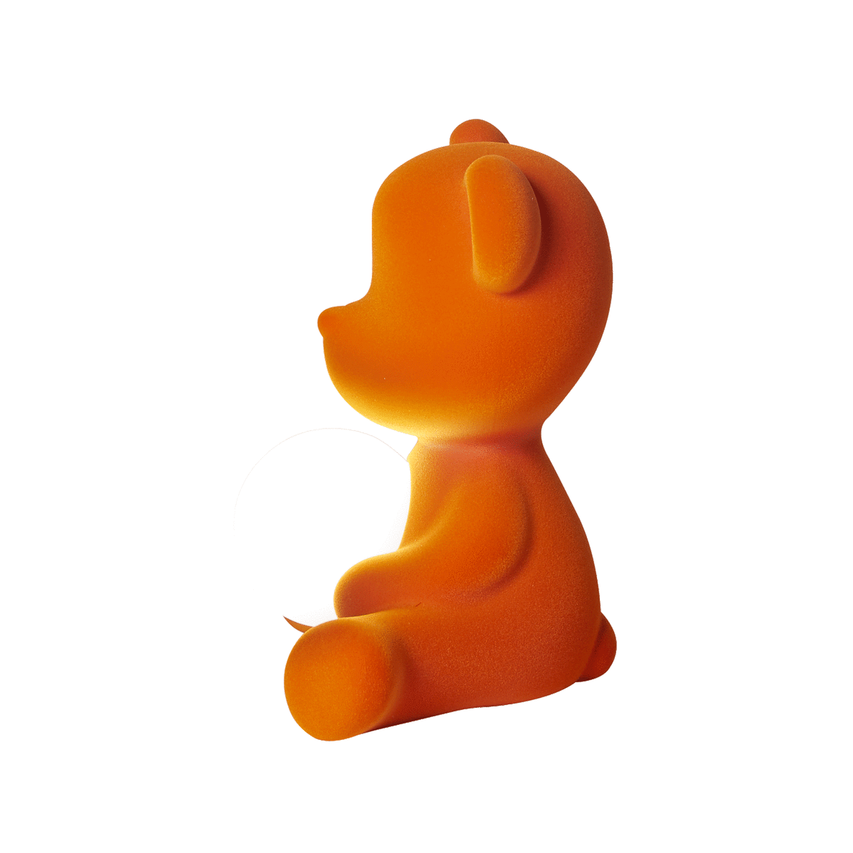 Lampa TEDDY GIRL VELVET pomarańczowa Qeeboo    Eye on Design