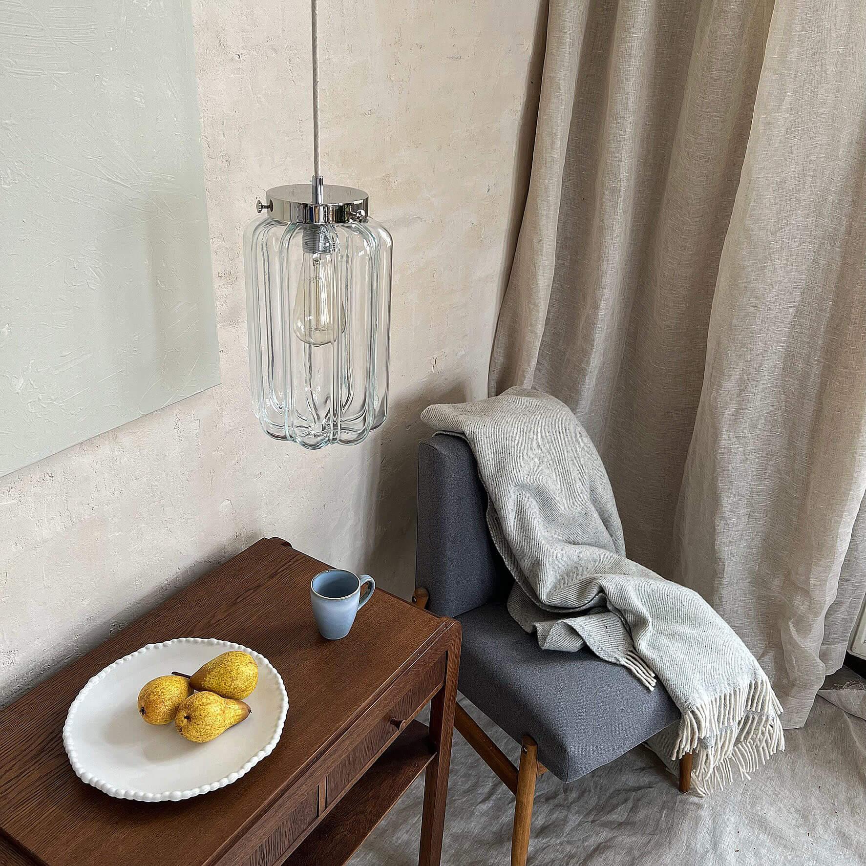 Lampa wisząca DECO nikiel Embassy Interiors    Eye on Design