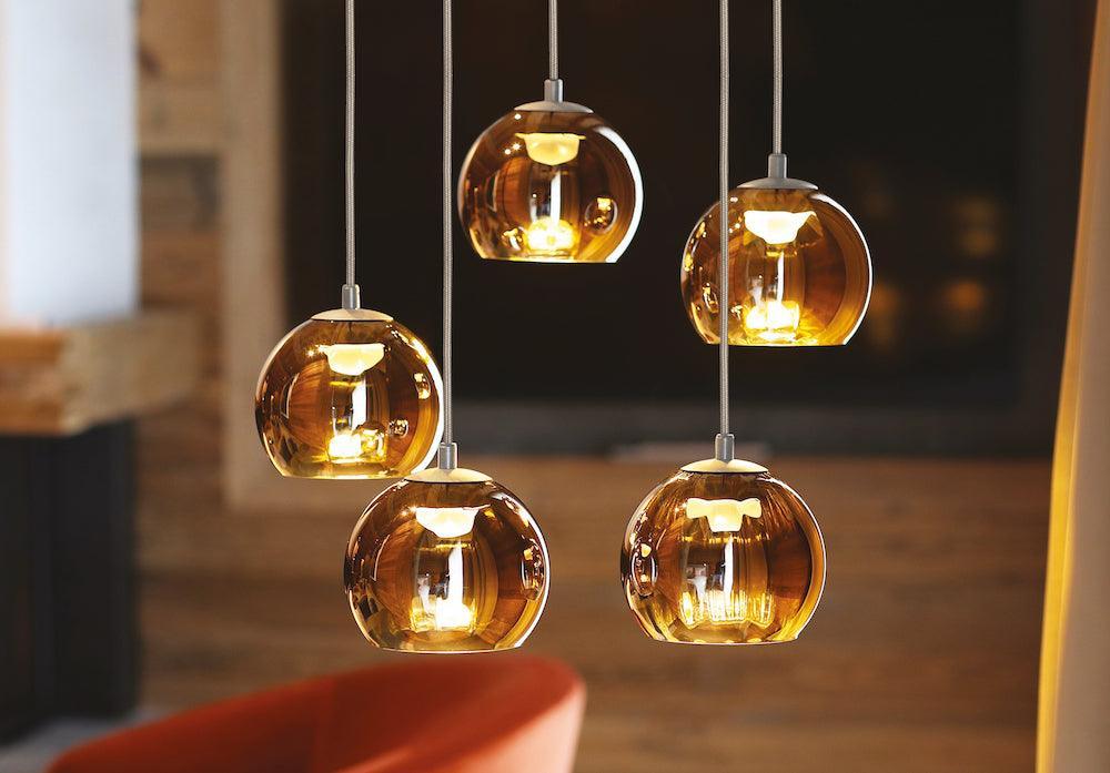 Lampa wisząca KUBRIC satynowy złoty Contardi    Eye on Design