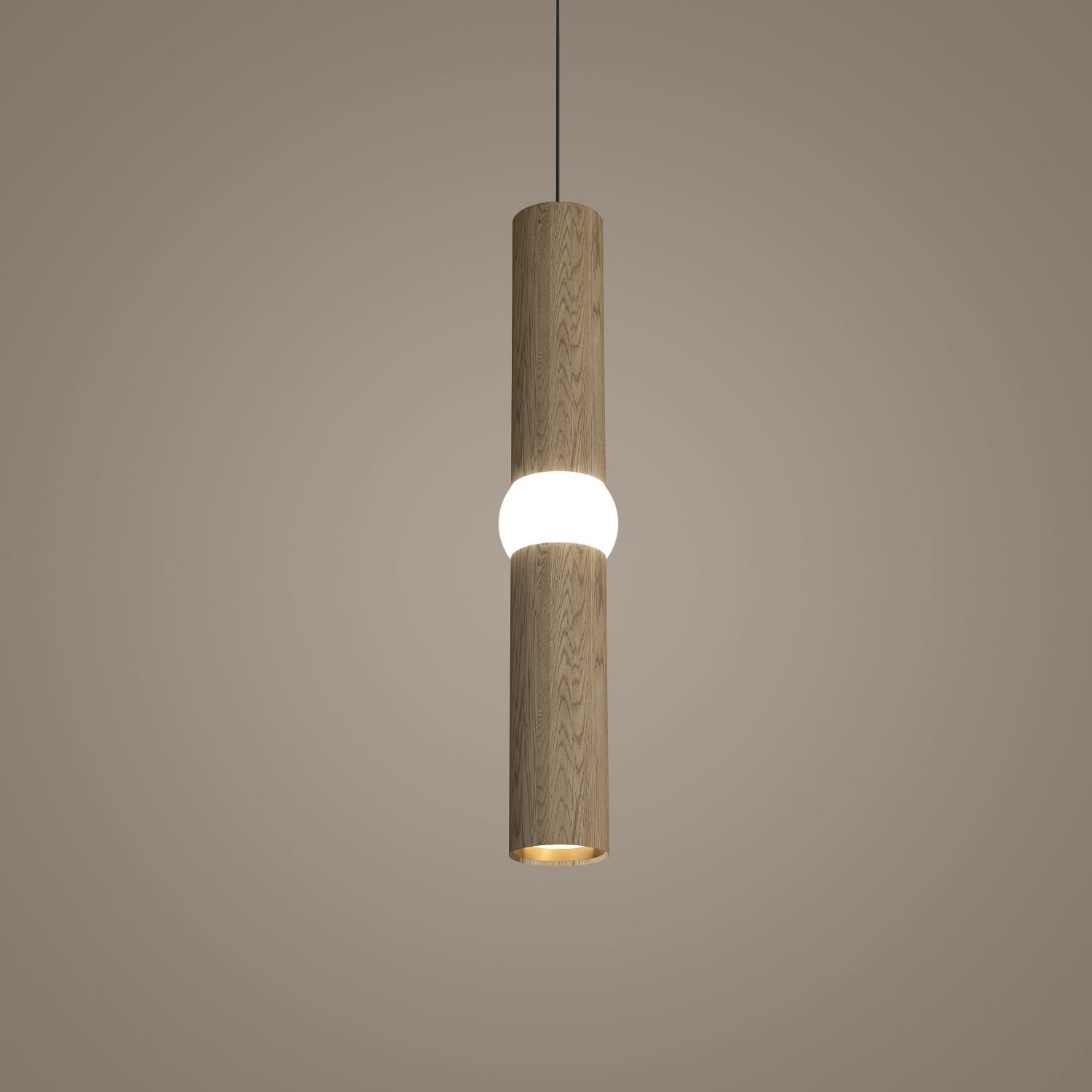 Lampa wisząca LIGHTBONE dąb