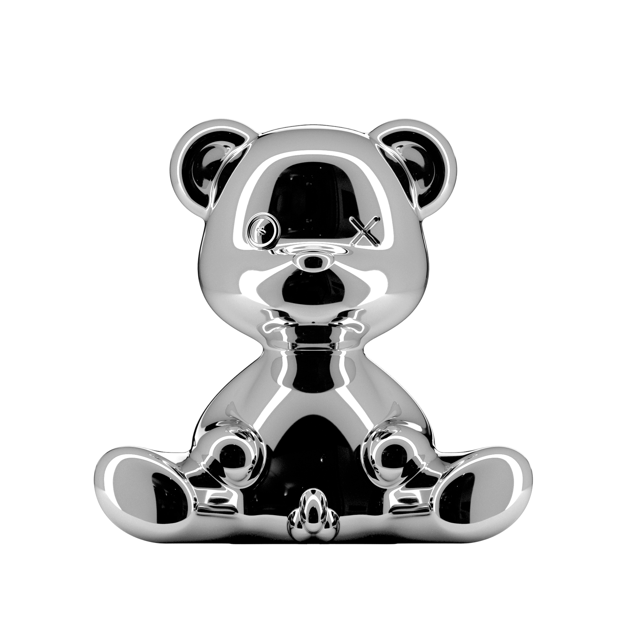 Lampka TEDDY BOY srebrny Qeeboo    Eye on Design