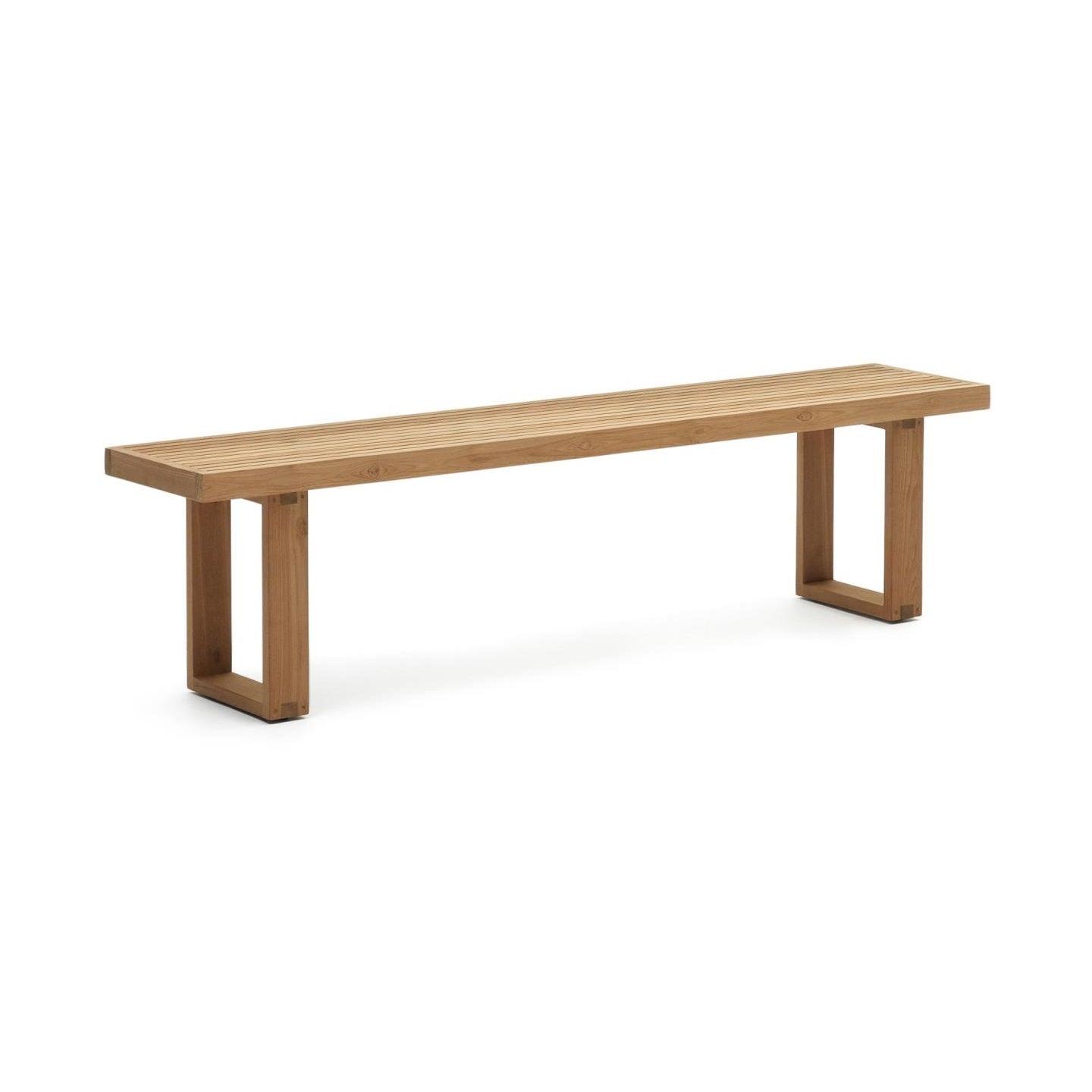 Ławka ogrodowa CANADELL lite drewno tekowe La Forma    Eye on Design