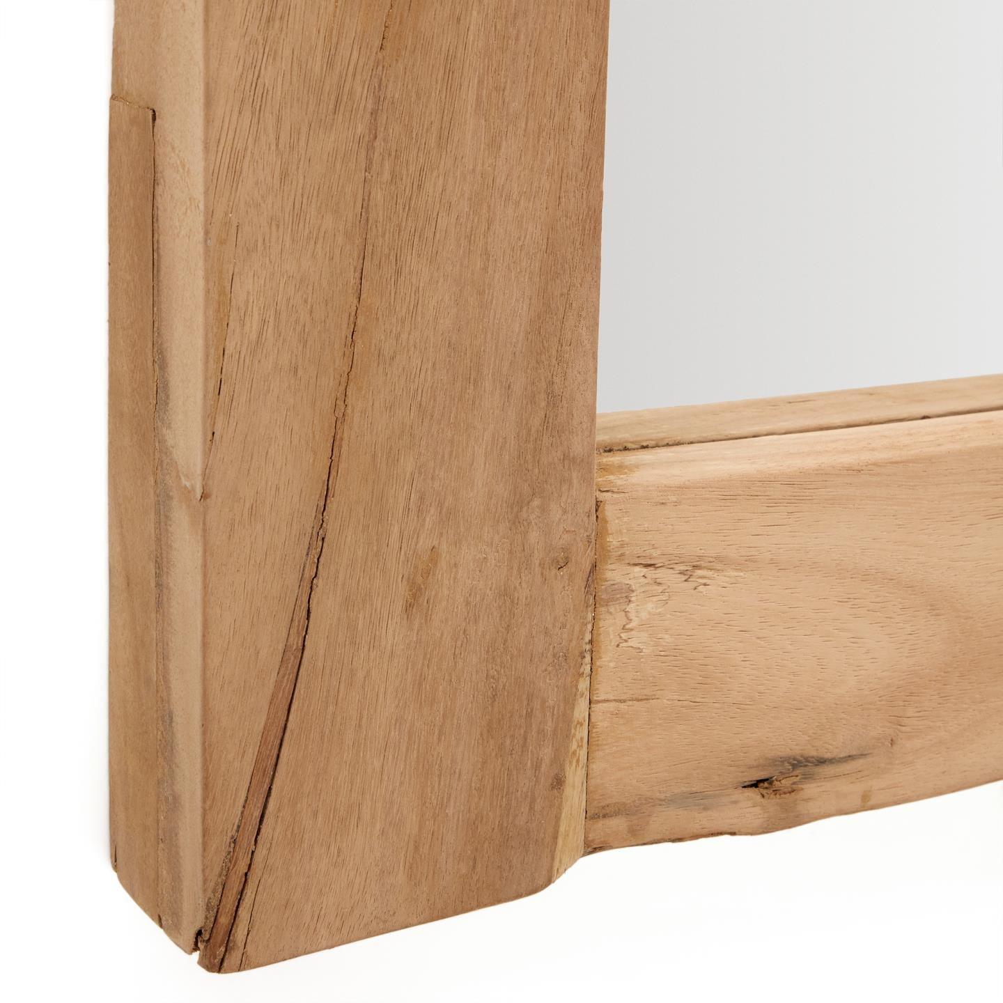 Lustro MADEN drewno z recyklingu La Forma    Eye on Design