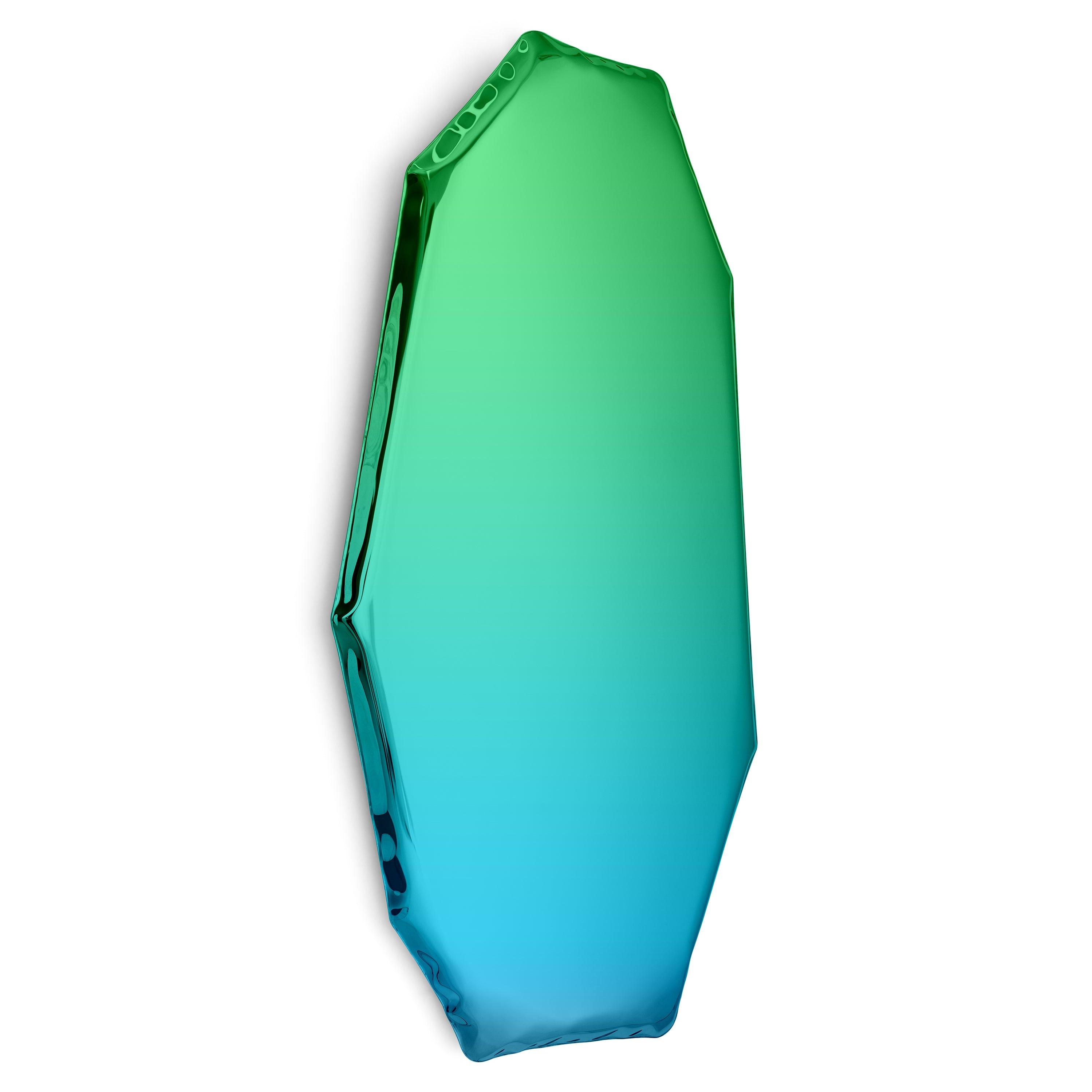 Lustro TAFLA C gradient szmaragd/szafir Zieta Studio C3   Eye on Design