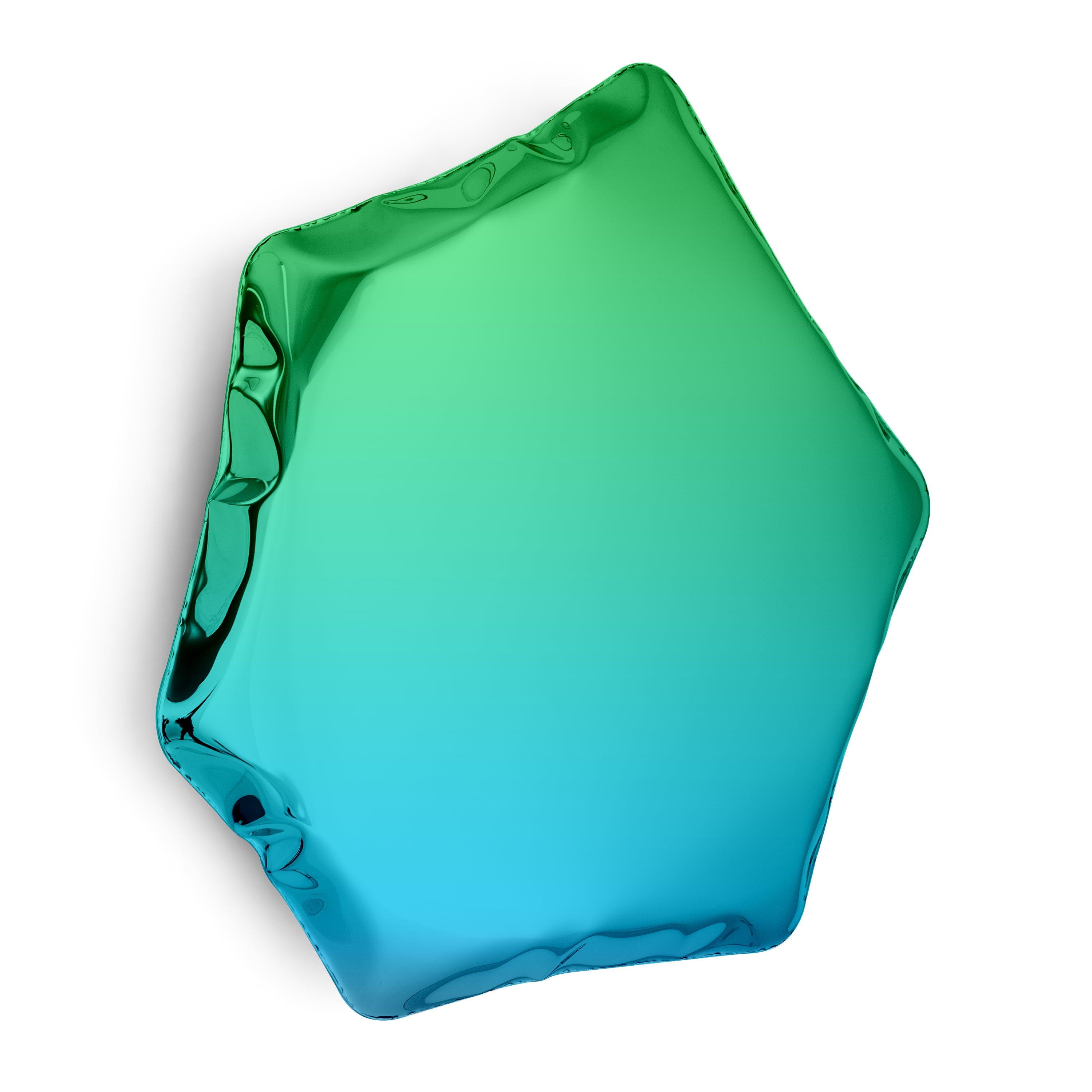 Lustro TAFLA C gradient szmaragd/szafir Zieta Studio C6   Eye on Design
