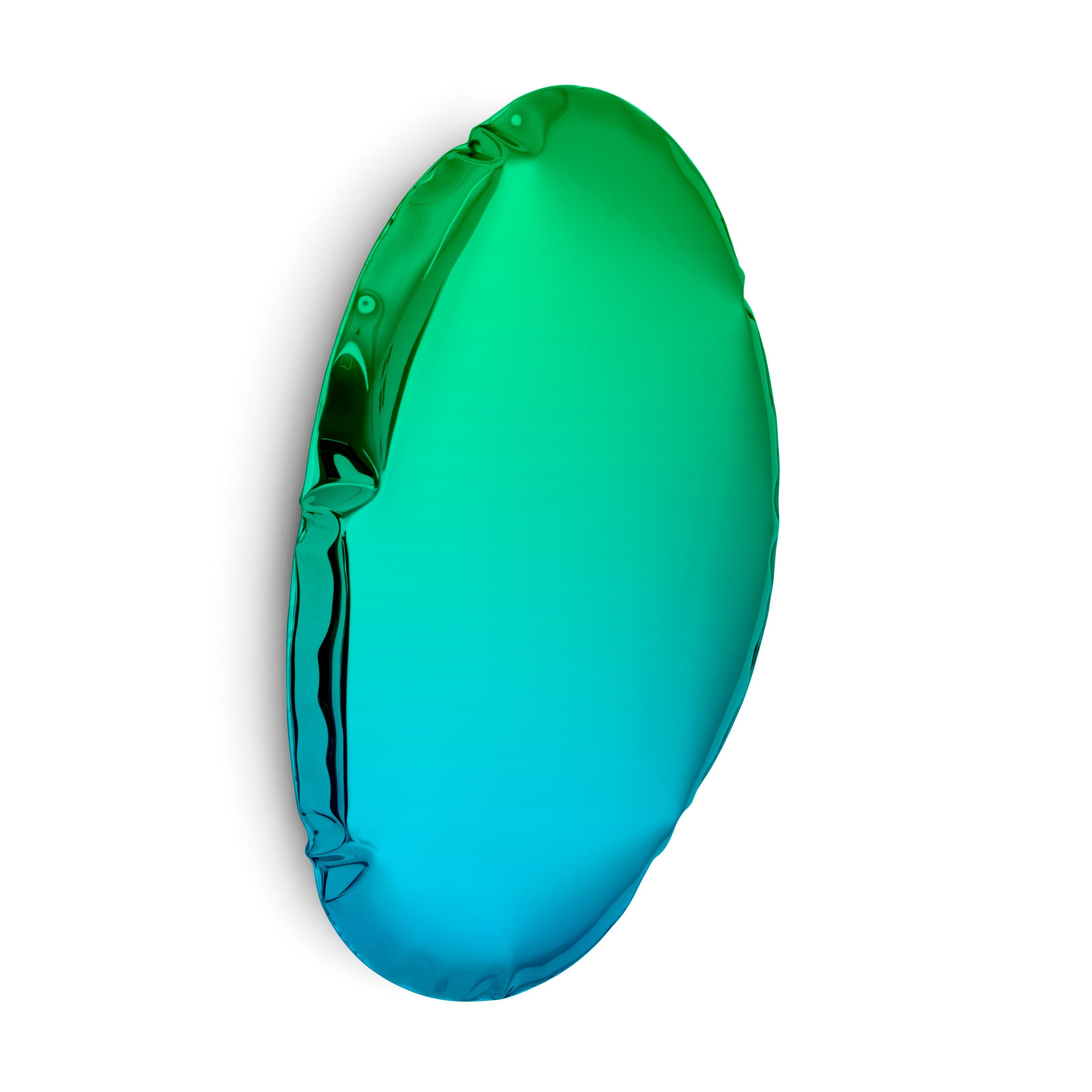 Lustro TAFLA O gradient szmaragd/szafir Zieta Studio O5   Eye on Design