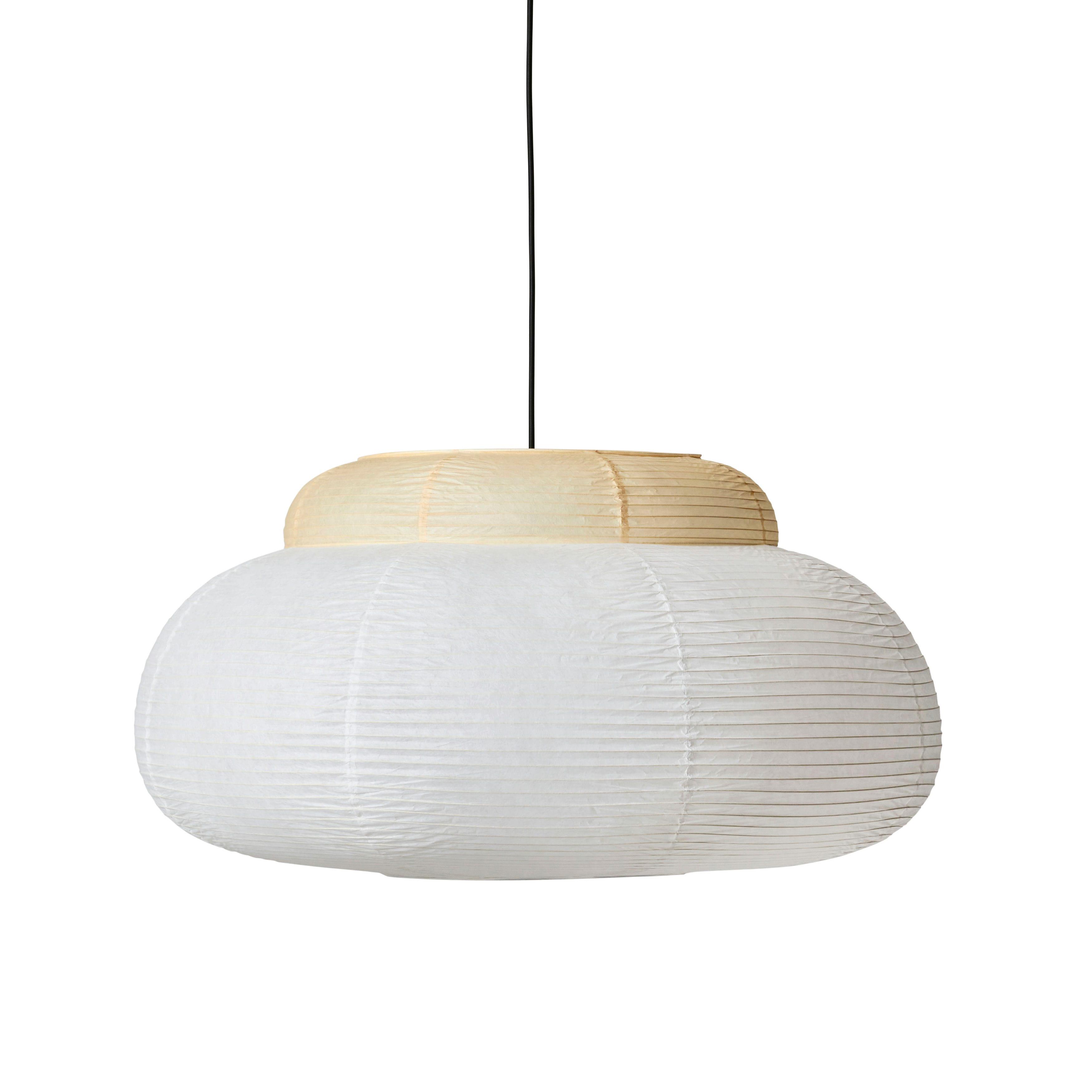 Hanglamp PAPIER SINGLE wit met geel