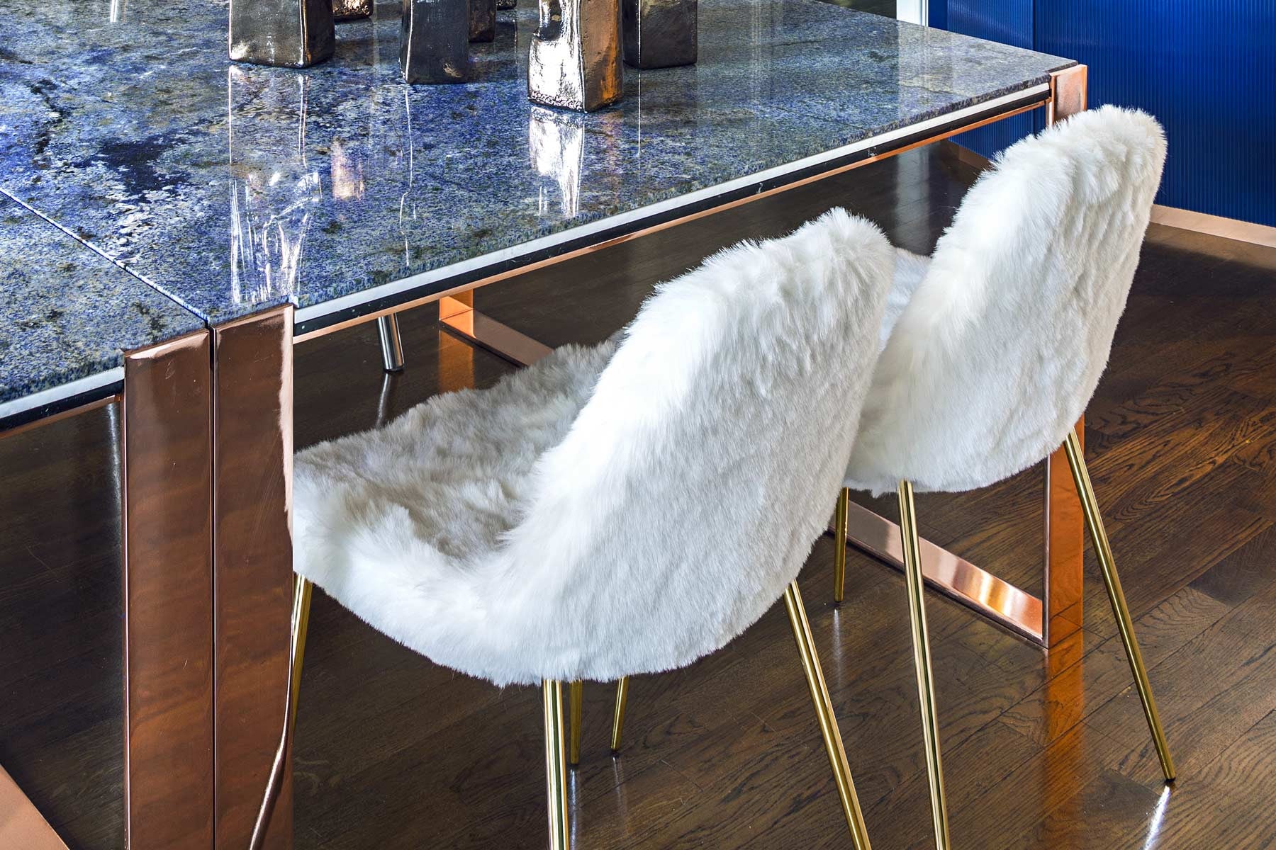 MAMMAMIA FUR Chair White