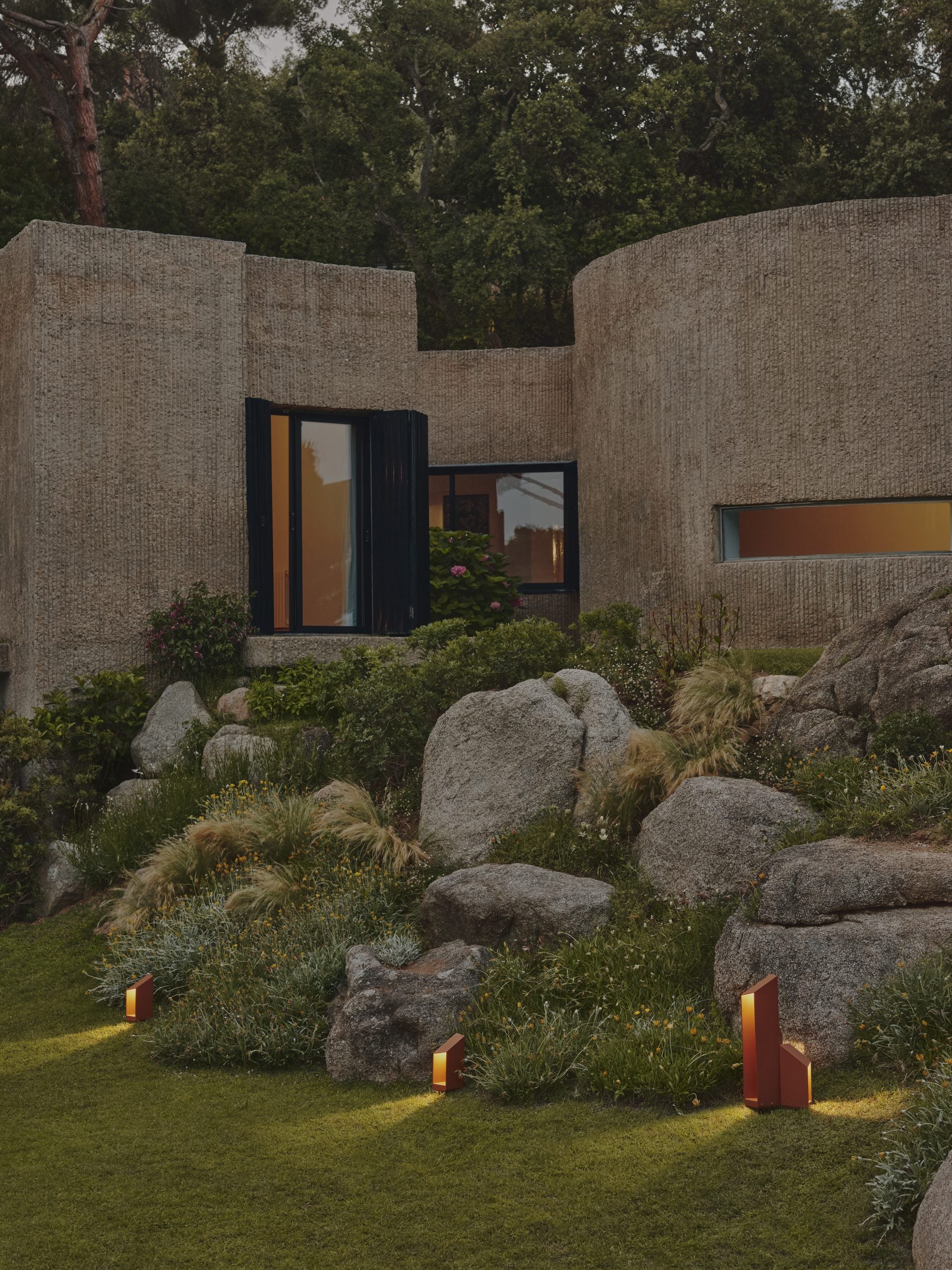 Buitenlamp DOMUS bruin