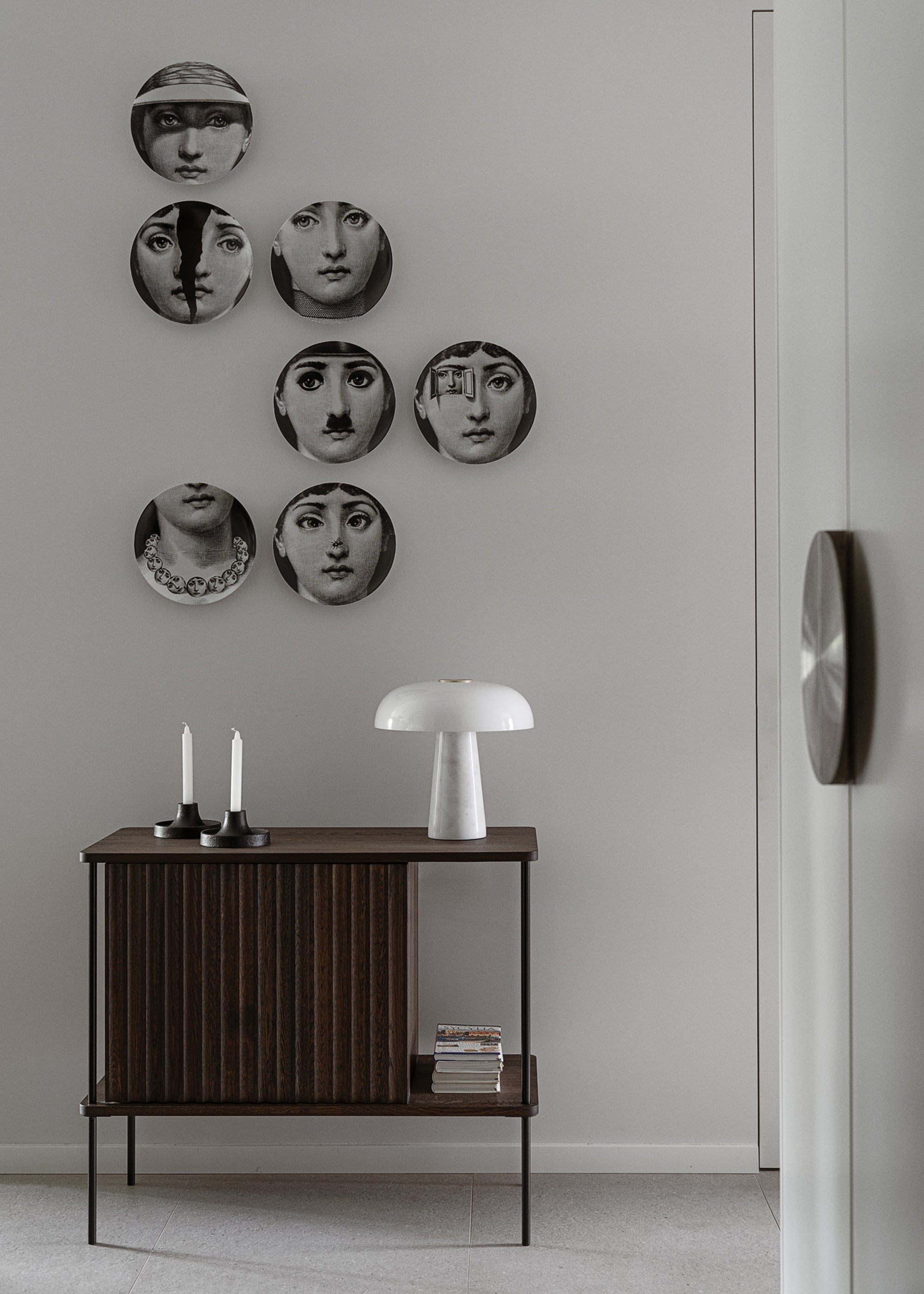 MAYA Cabinet Ebony Wood