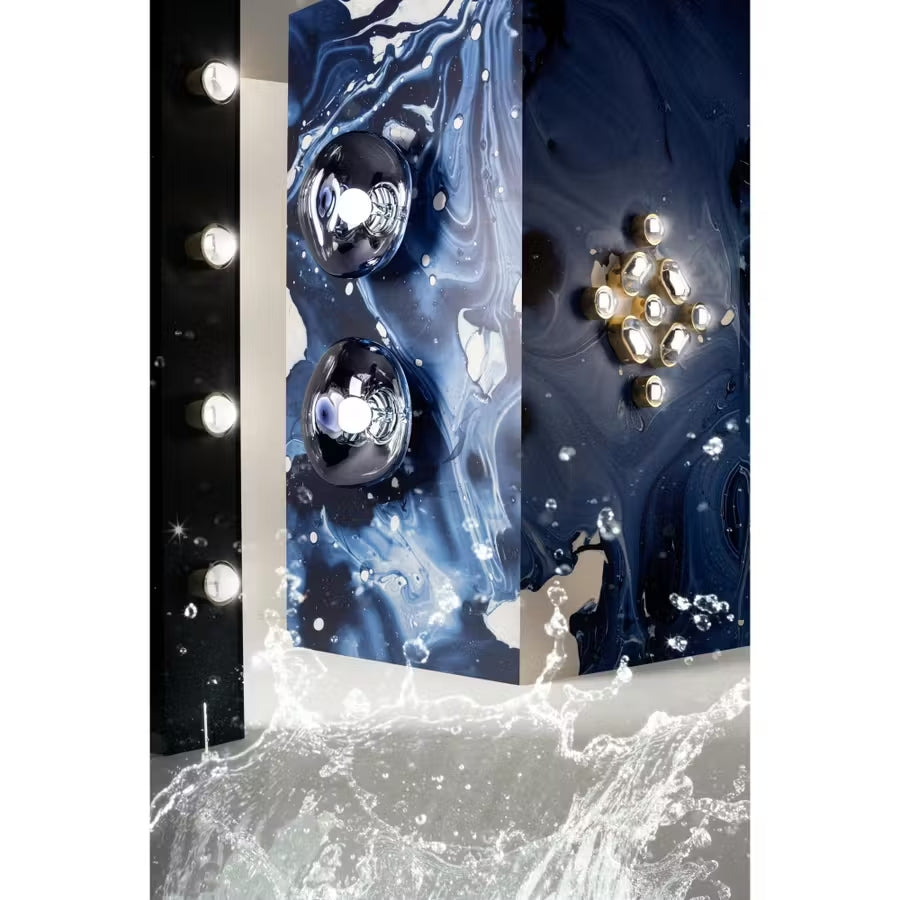 Melt wall lamp smoke