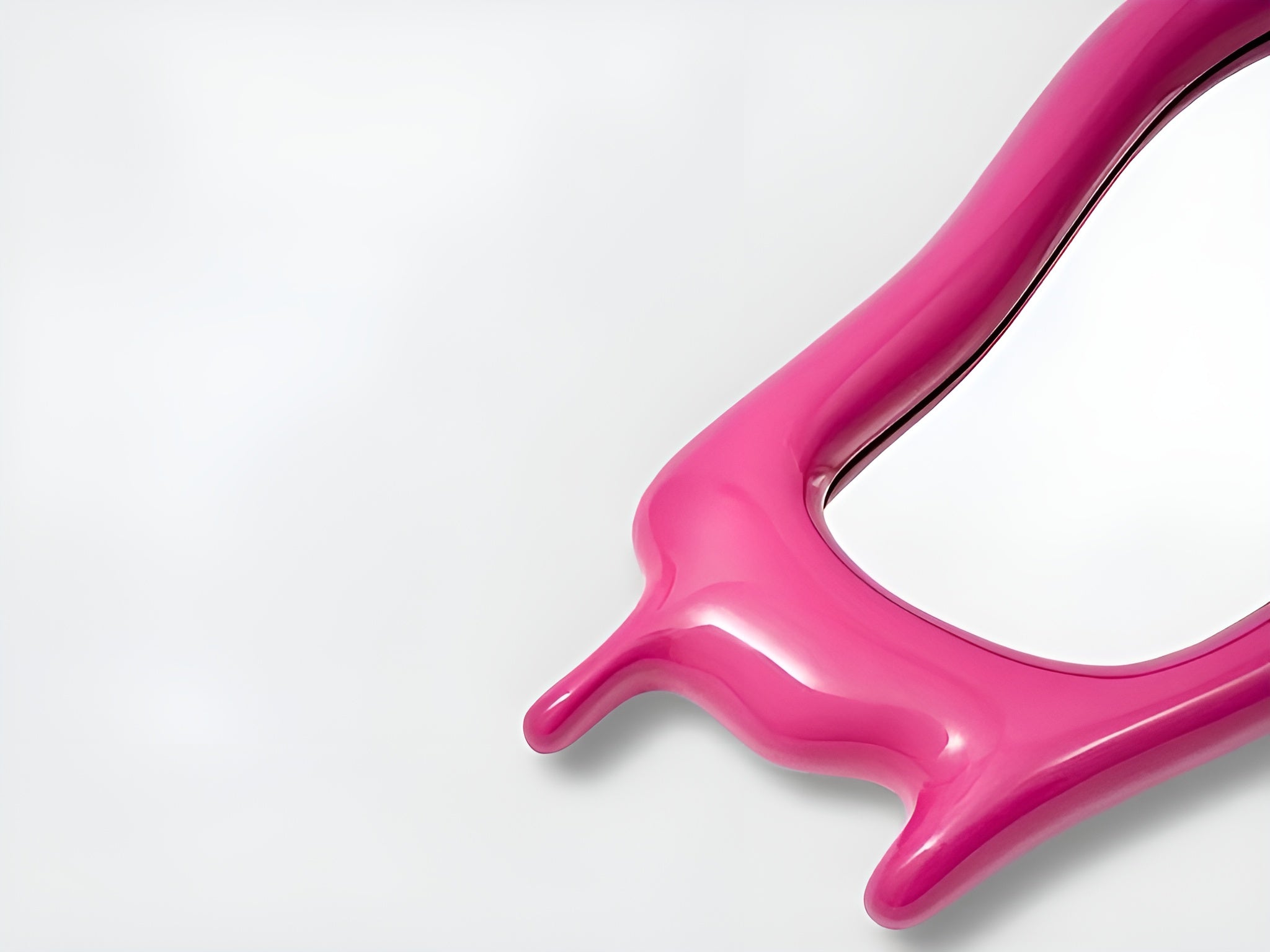 MELTING LONG pink mirror