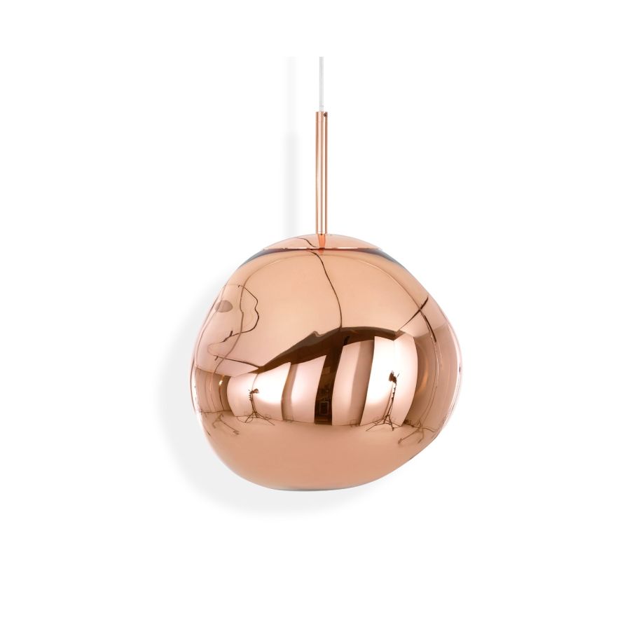 Melt copper hanging lamp