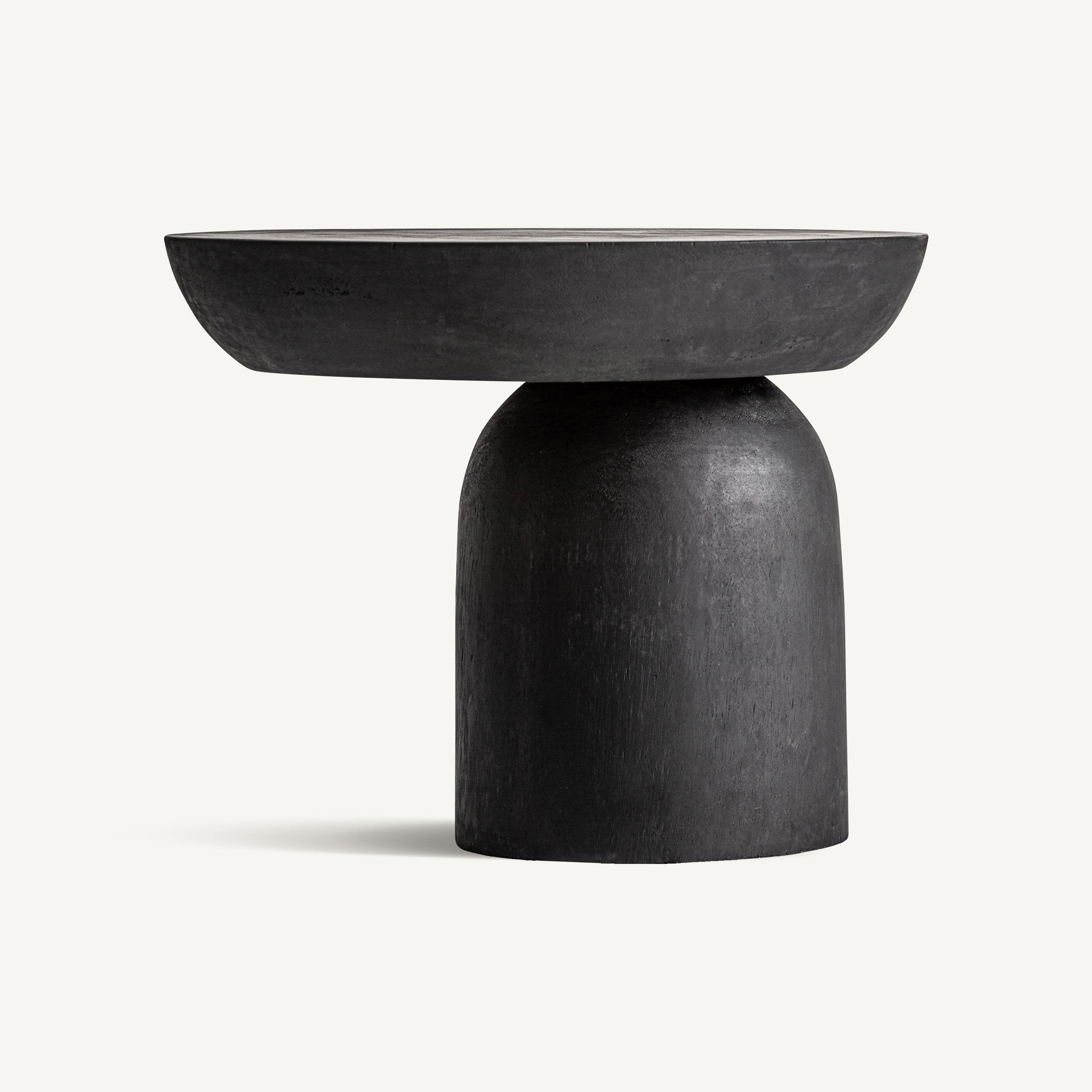 BETROKA Side Table Black Suar Wood