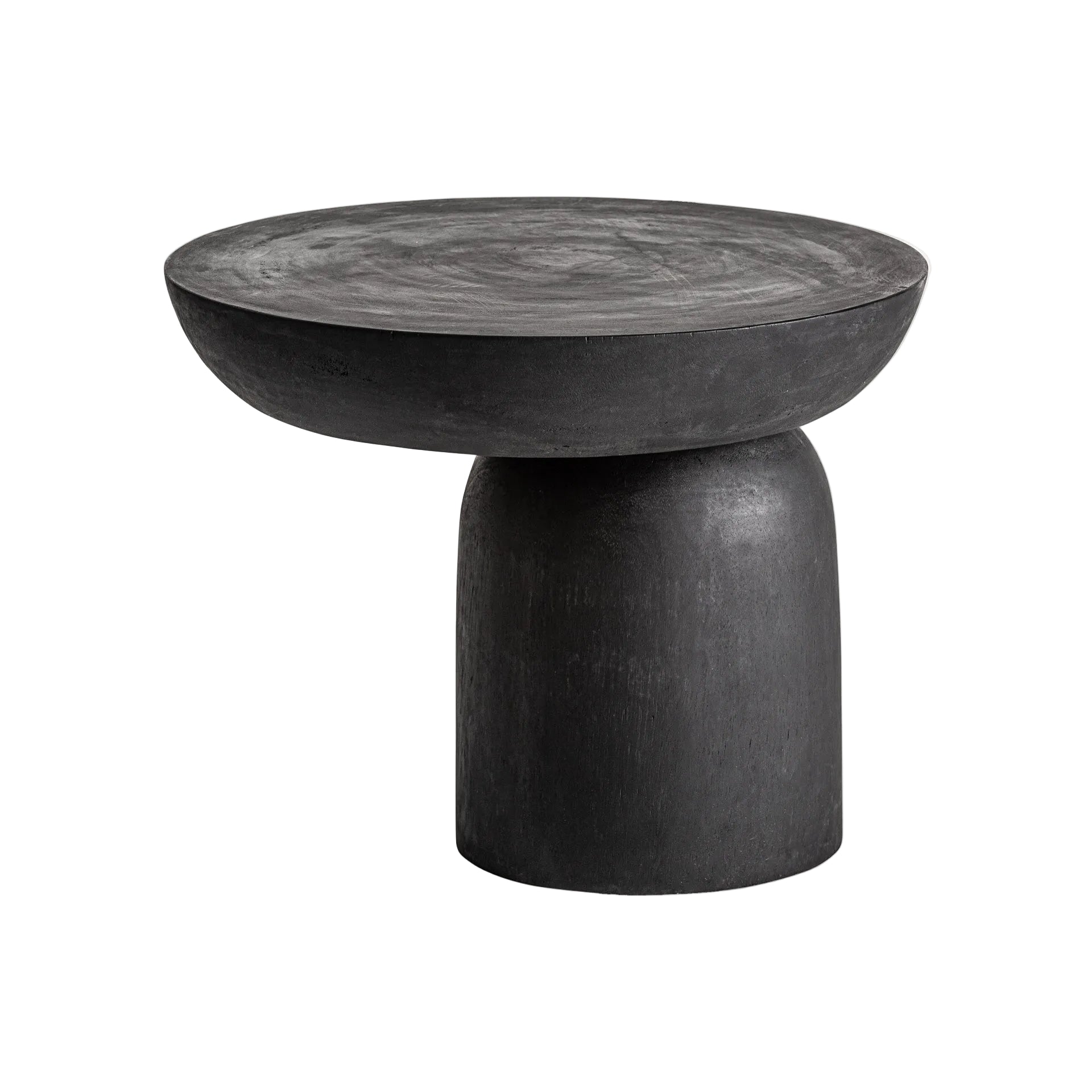 BETROKA Side Table Black Suar Wood