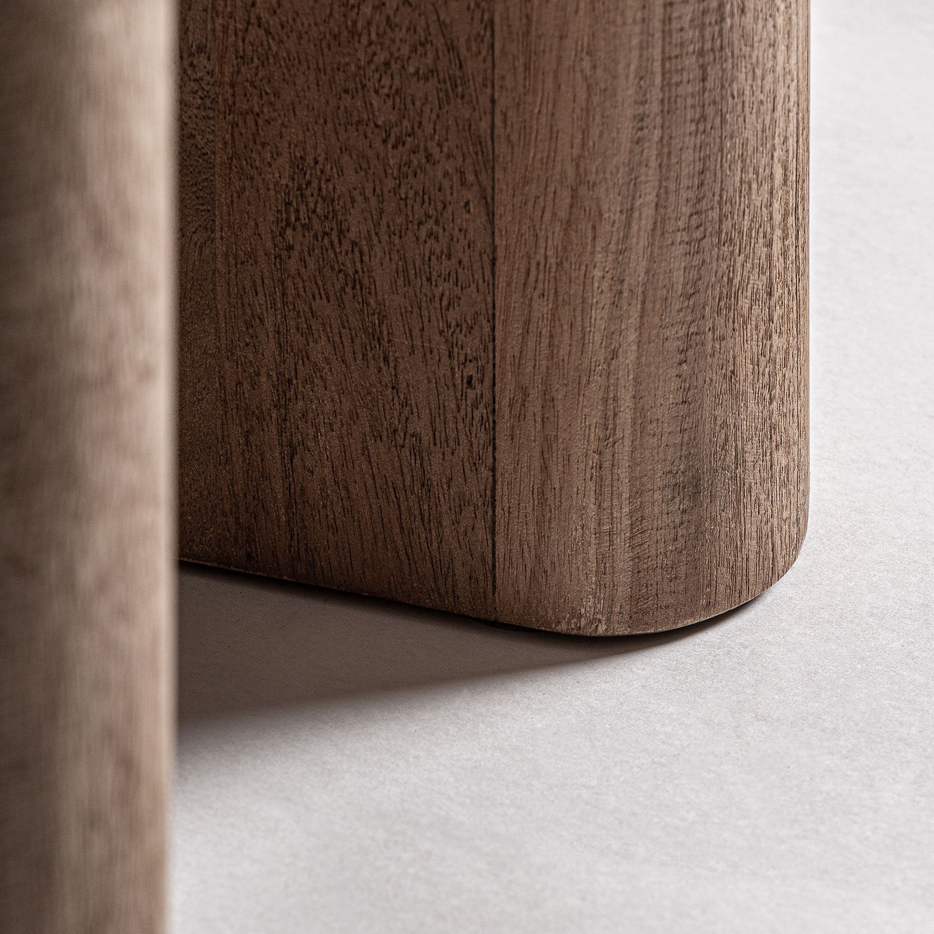 Bijzettafel JACQUARD mango hout met marmer