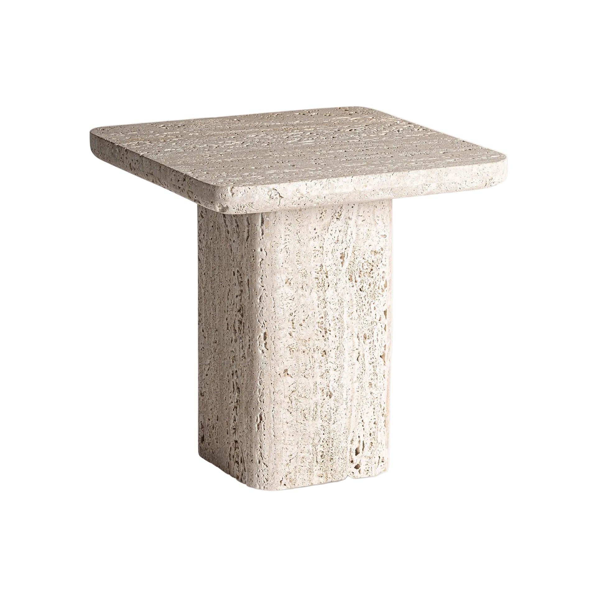 Bijzettafel THEUVILLE travertijn