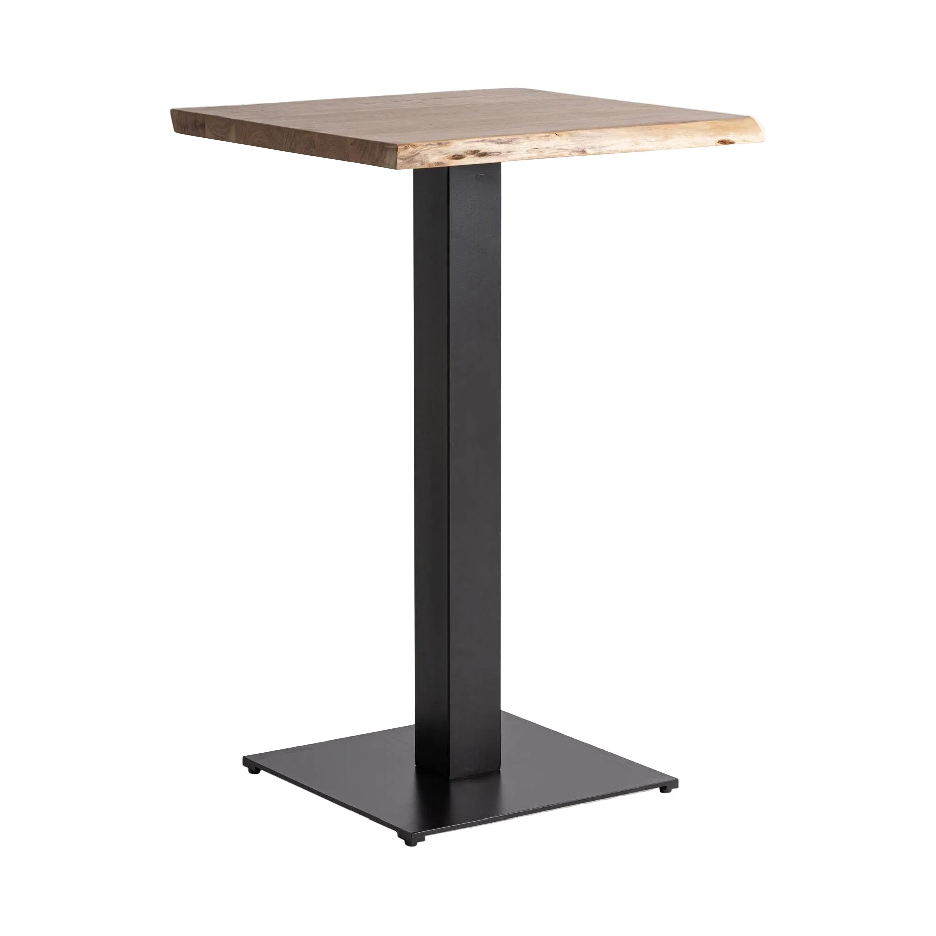 Bar Table STOW Mango Wood with Black Base