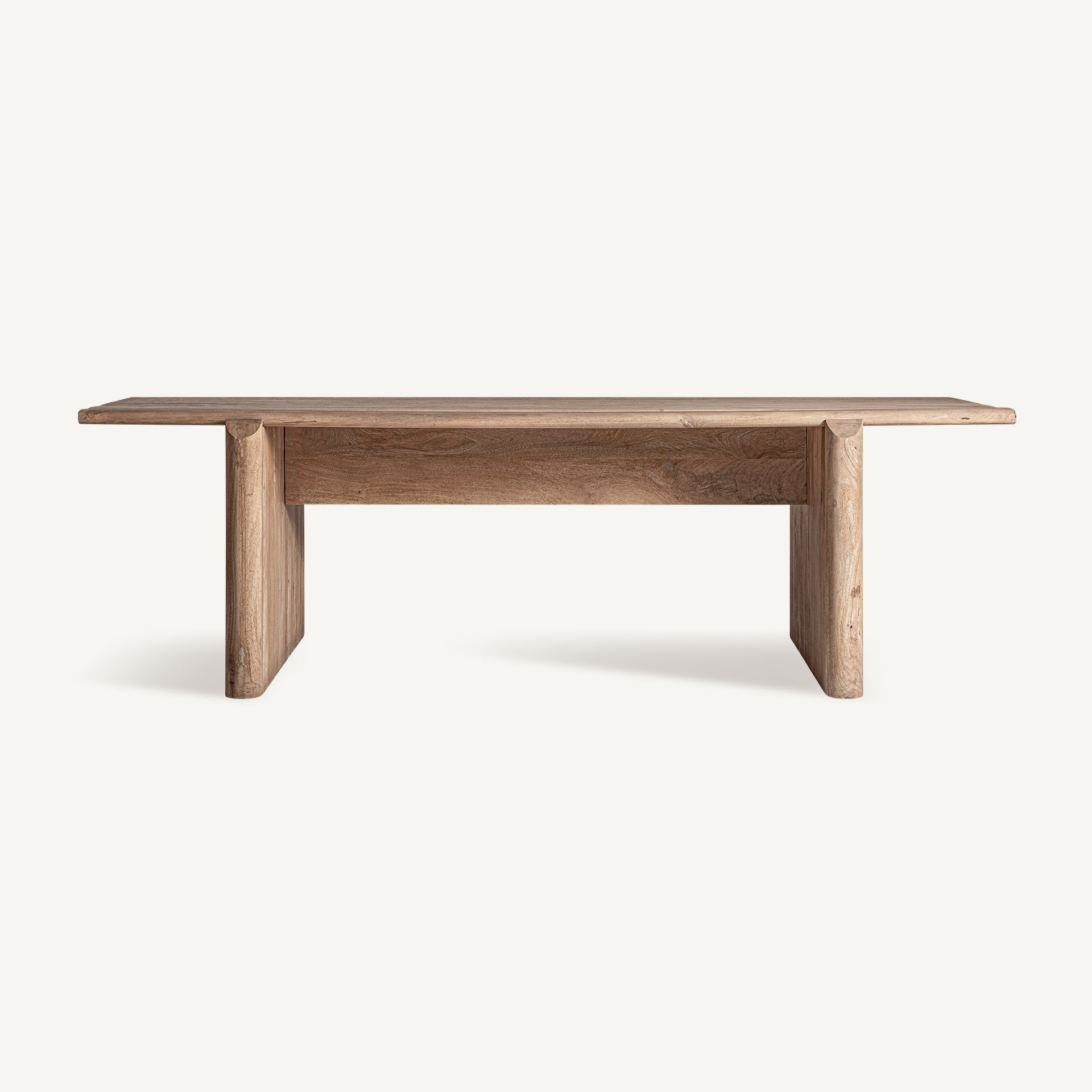 JACQUARD tafel van mango-hout