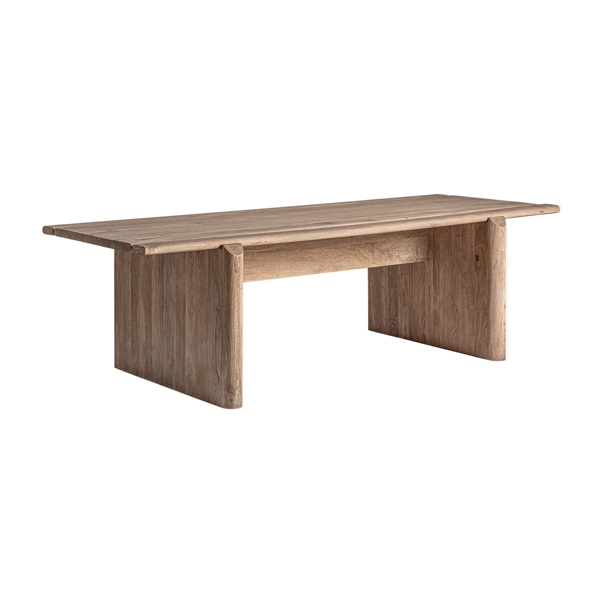 JACQUARD tafel van mango-hout