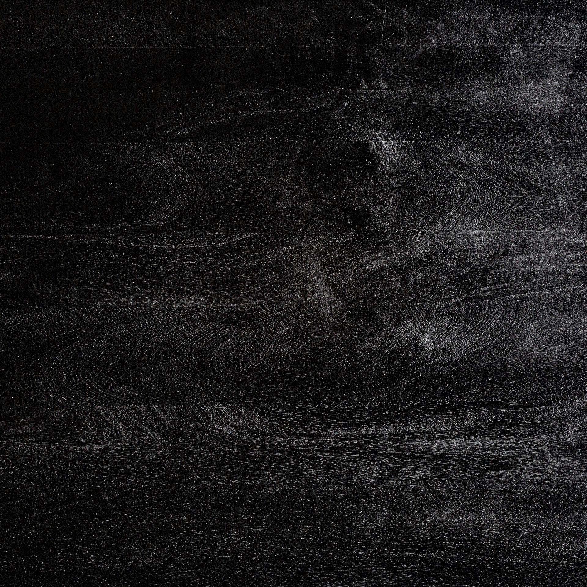 Oval Table NAUEN Black Mango Wood