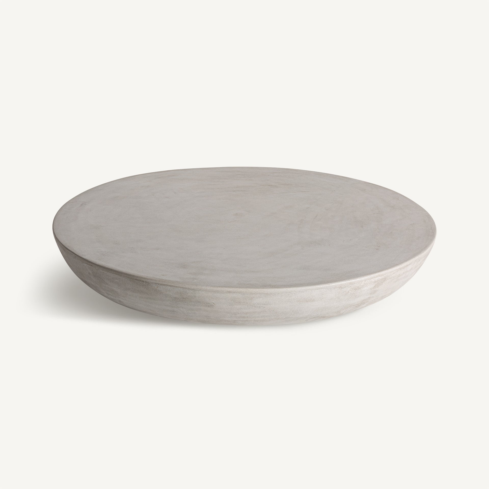 Ronde salontafel CLES lichtgrijs