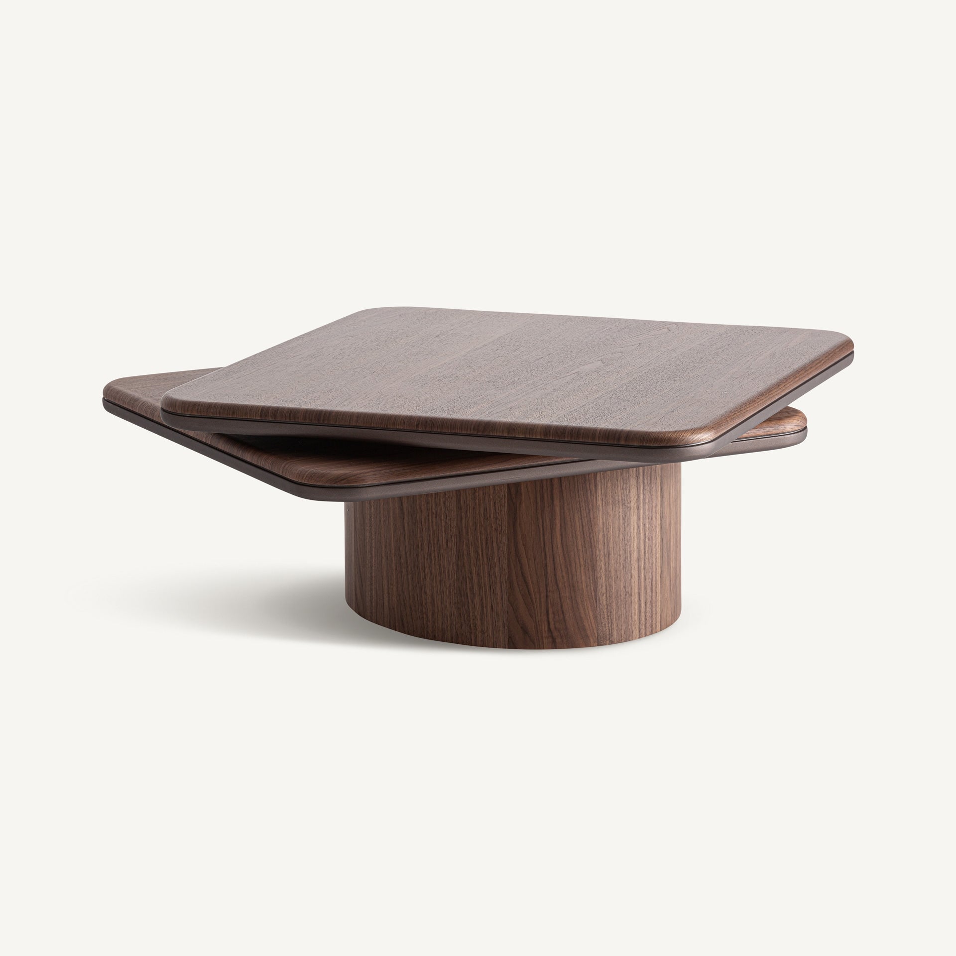 Koffietafel KEXBY notenhout