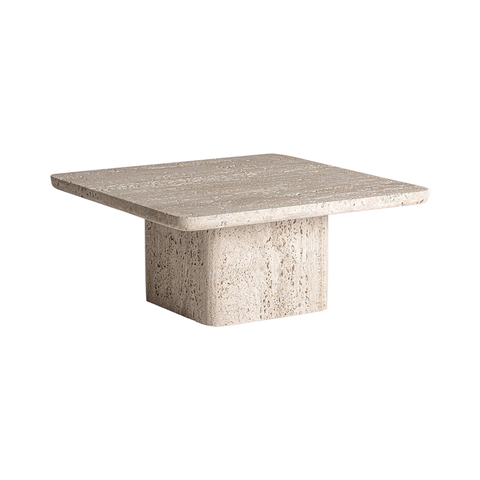 THEUVILLE Square Coffee Table Travertine