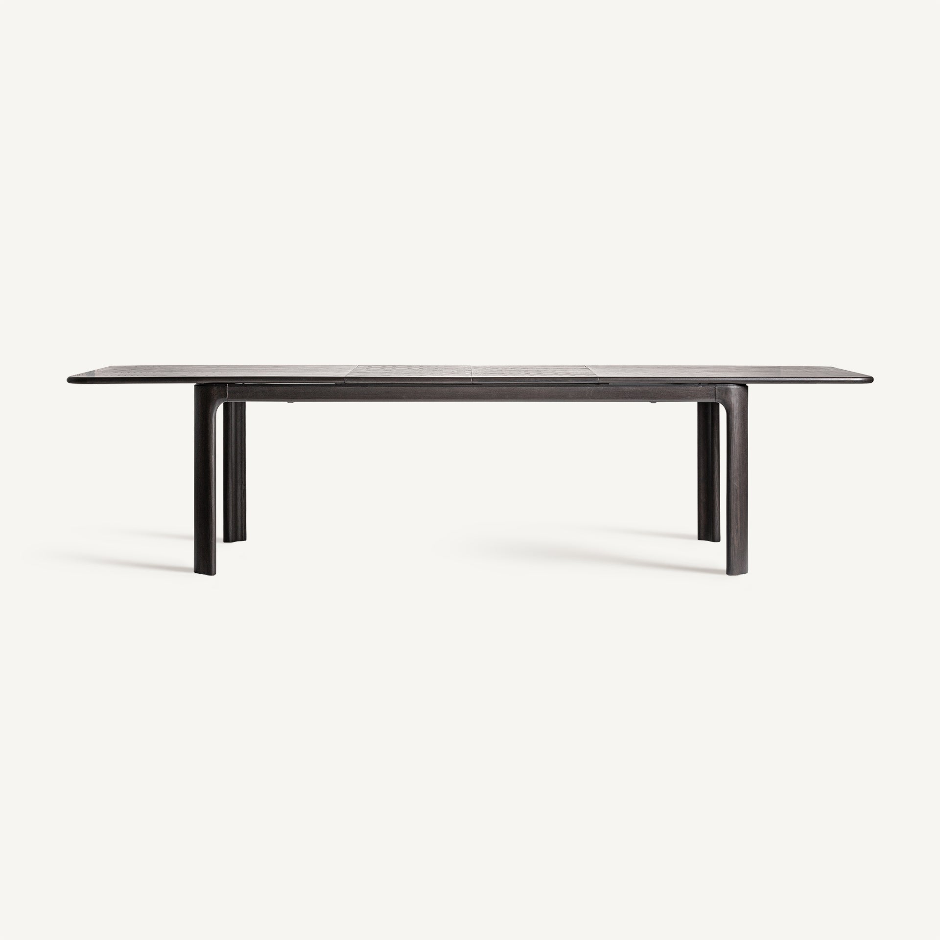 BUKEN Extendable Table in Dark Ash Wood with Veneer