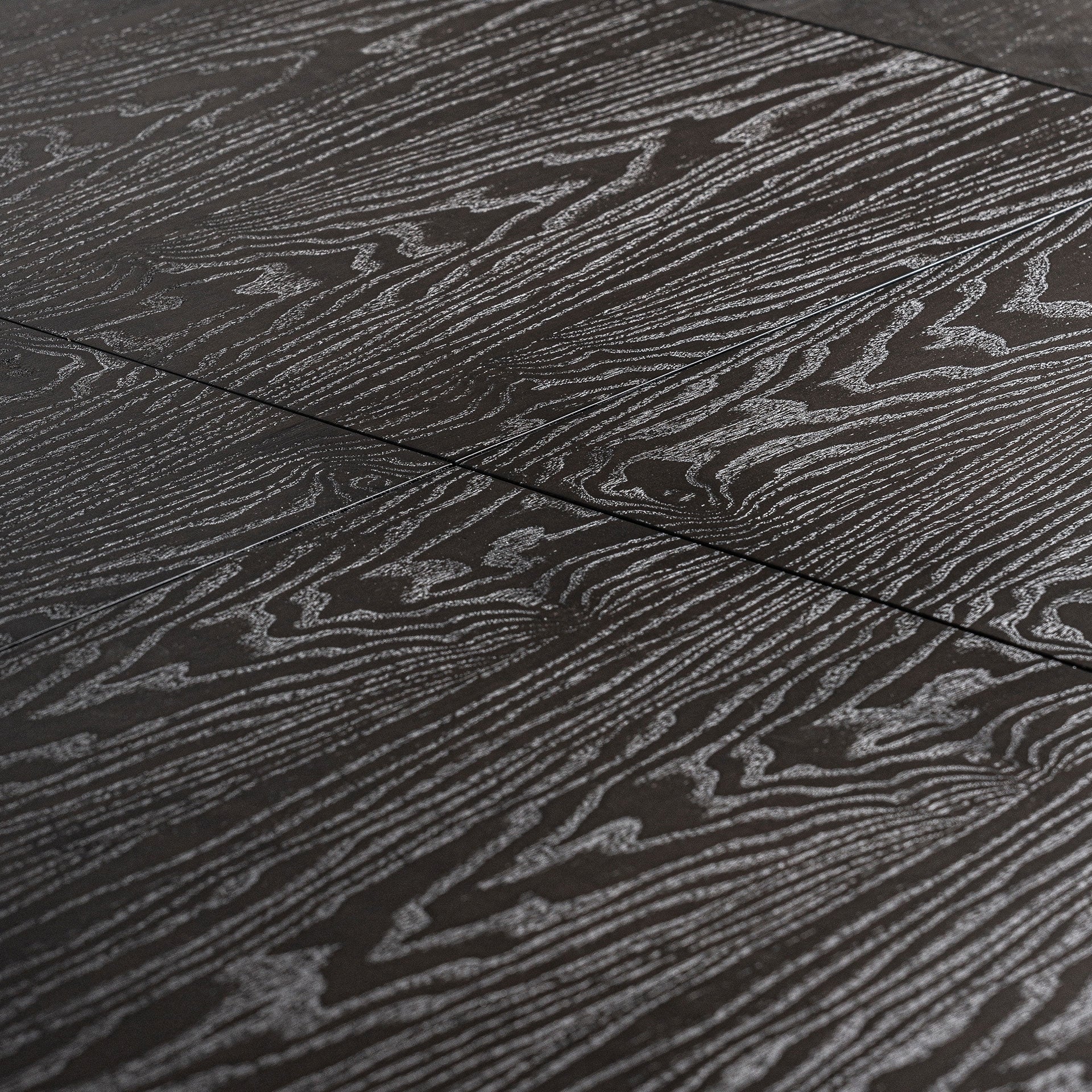 BUKEN Extendable Table in Dark Ash Wood with Veneer