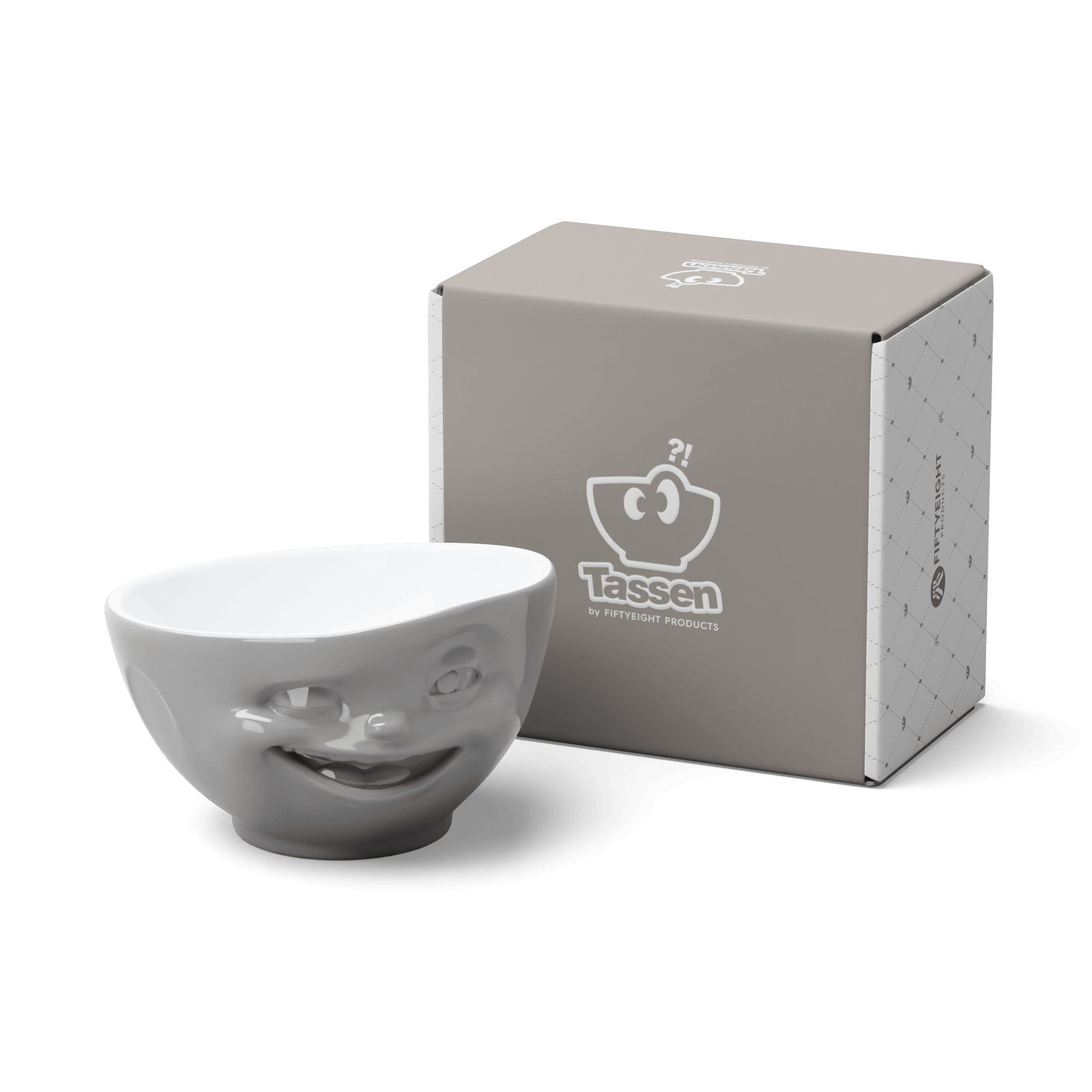 Miska WINKING szary z białym wnętrzem 58products    Eye on Design