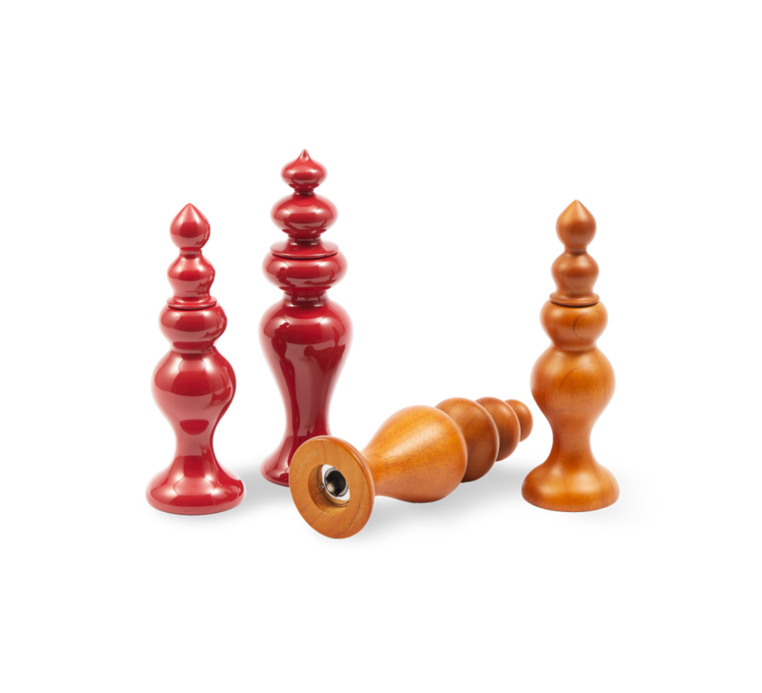 Zout- en pepermolen GRINDER ZOUT/PEPER koraalrood