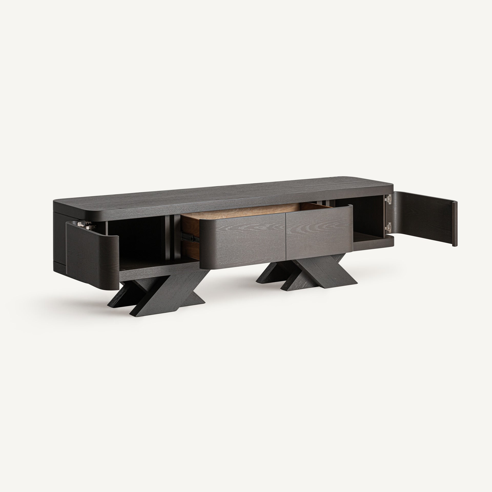 RTV-Sideboard RIZE dunkles Eichenholz