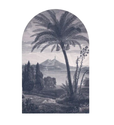 Bogenförmige Wandgestaltung