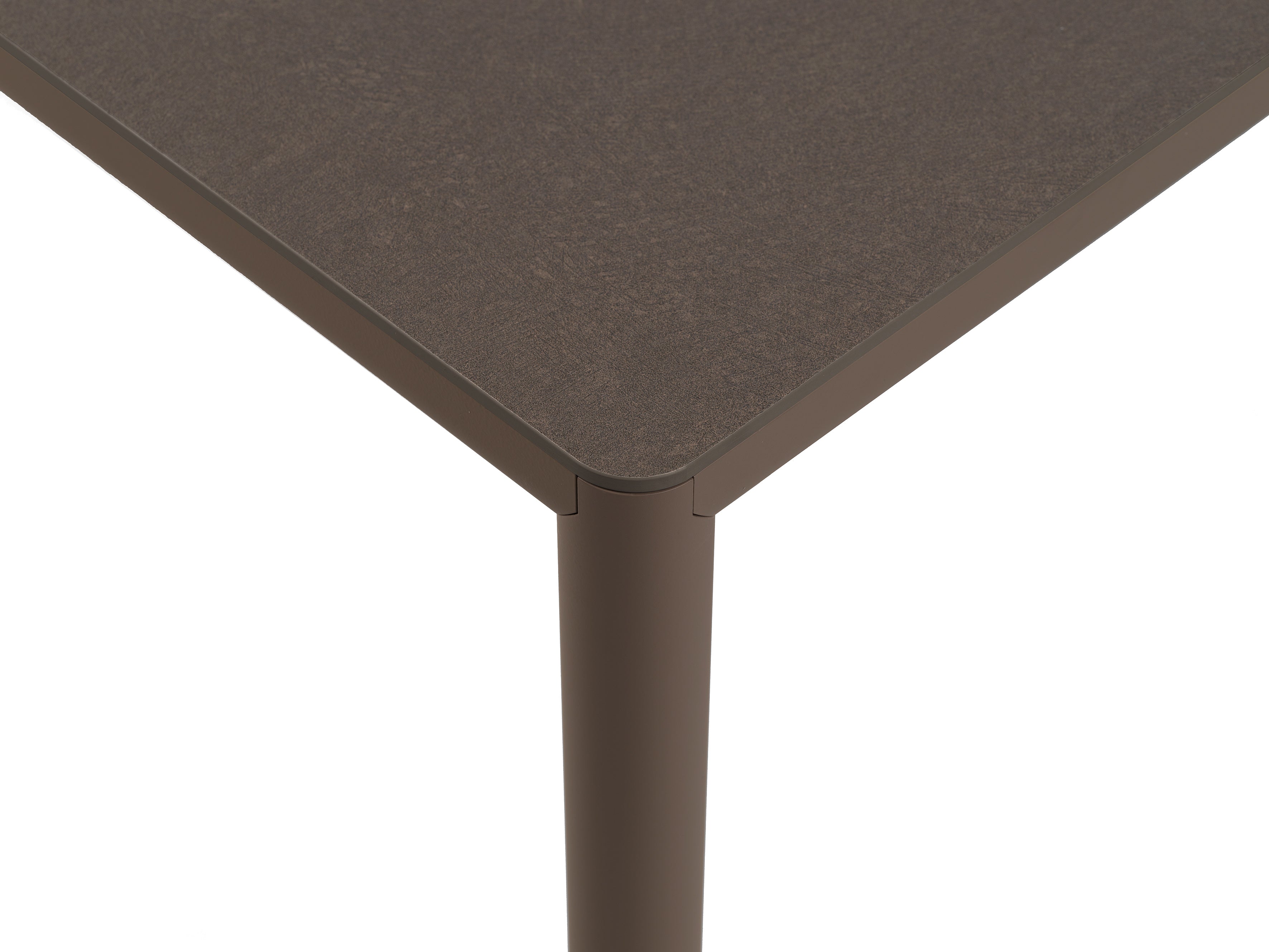 Square Outdoor Coffee Table PIAVE HIGH Brown