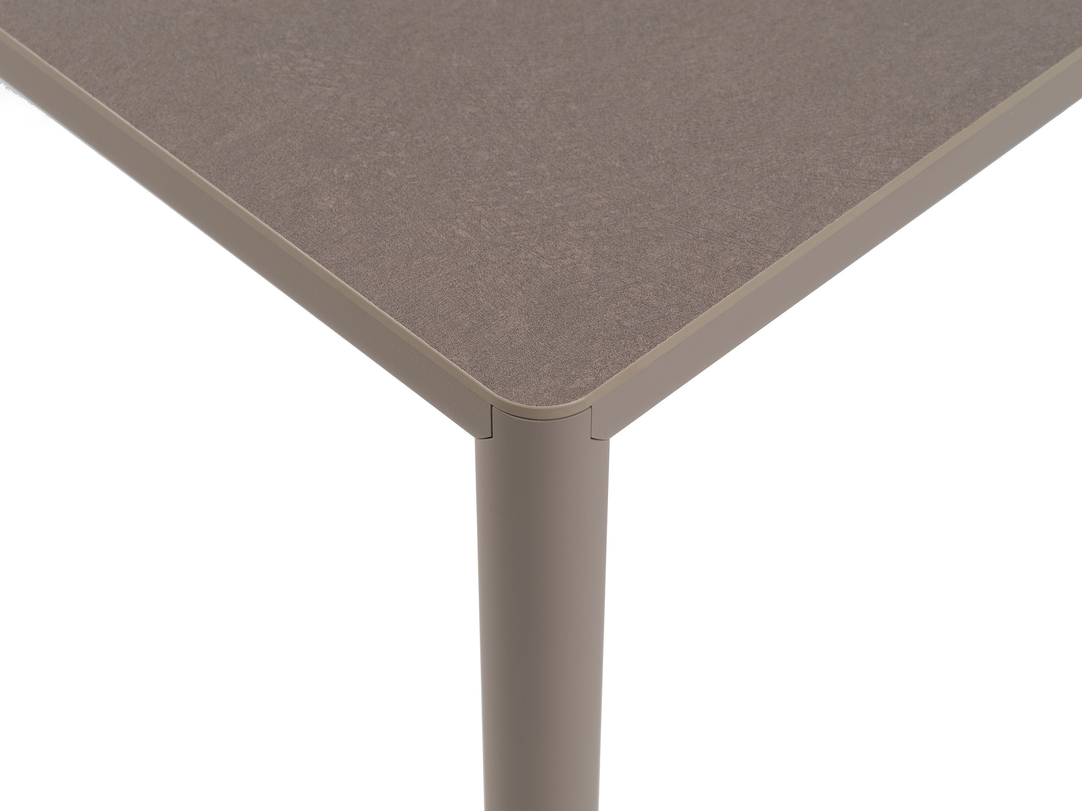 PIAVE HIGH taupe Square Outdoor Table