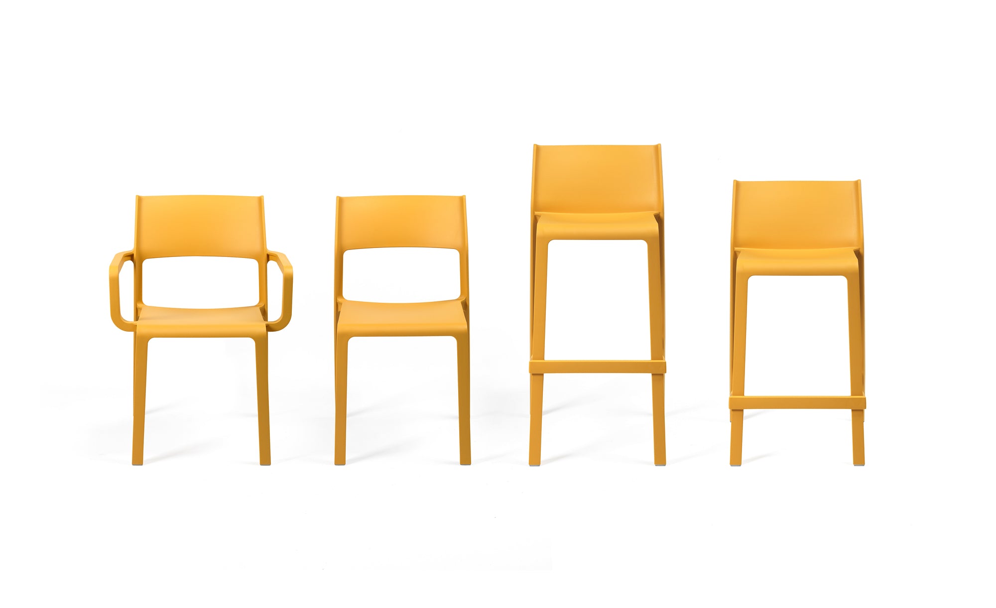 TRILL Mustard Outdoor Stool