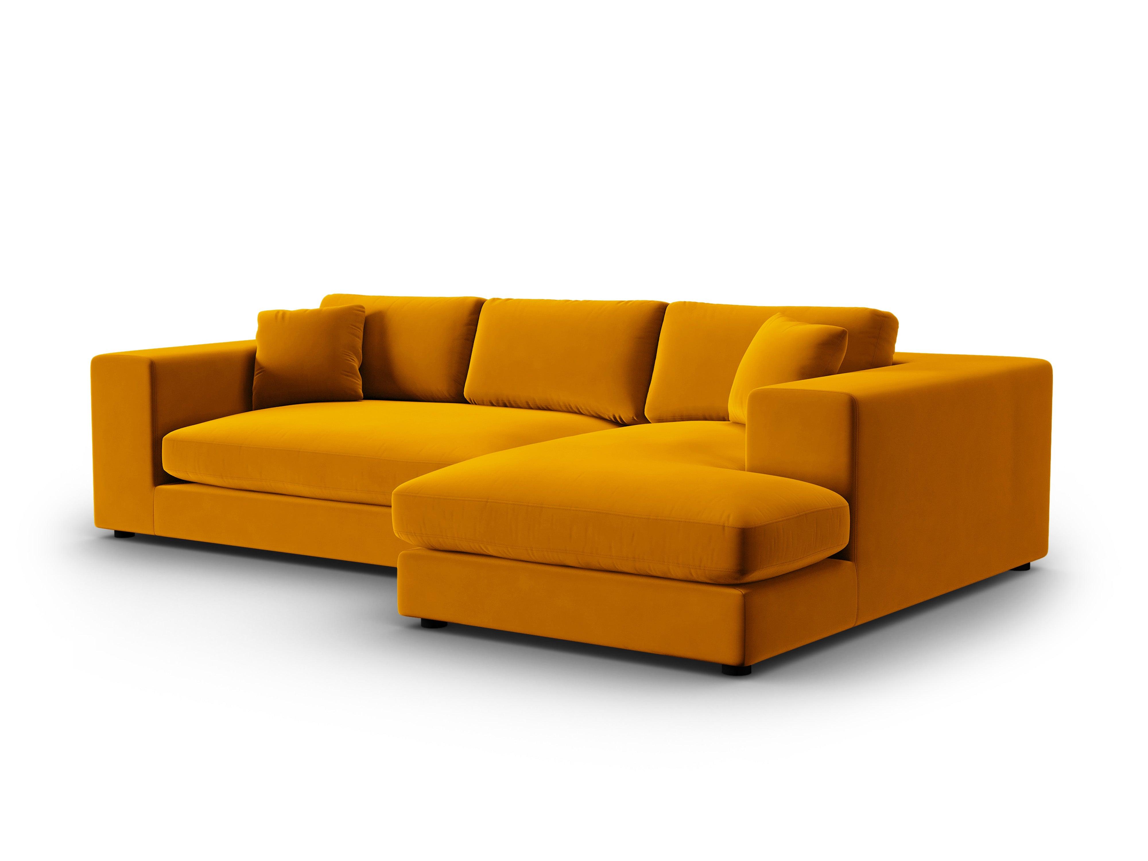 Narożnik aksamitny prawostronny TENDANCE musztardowy CXL by Christian Lacroix    Eye on Design