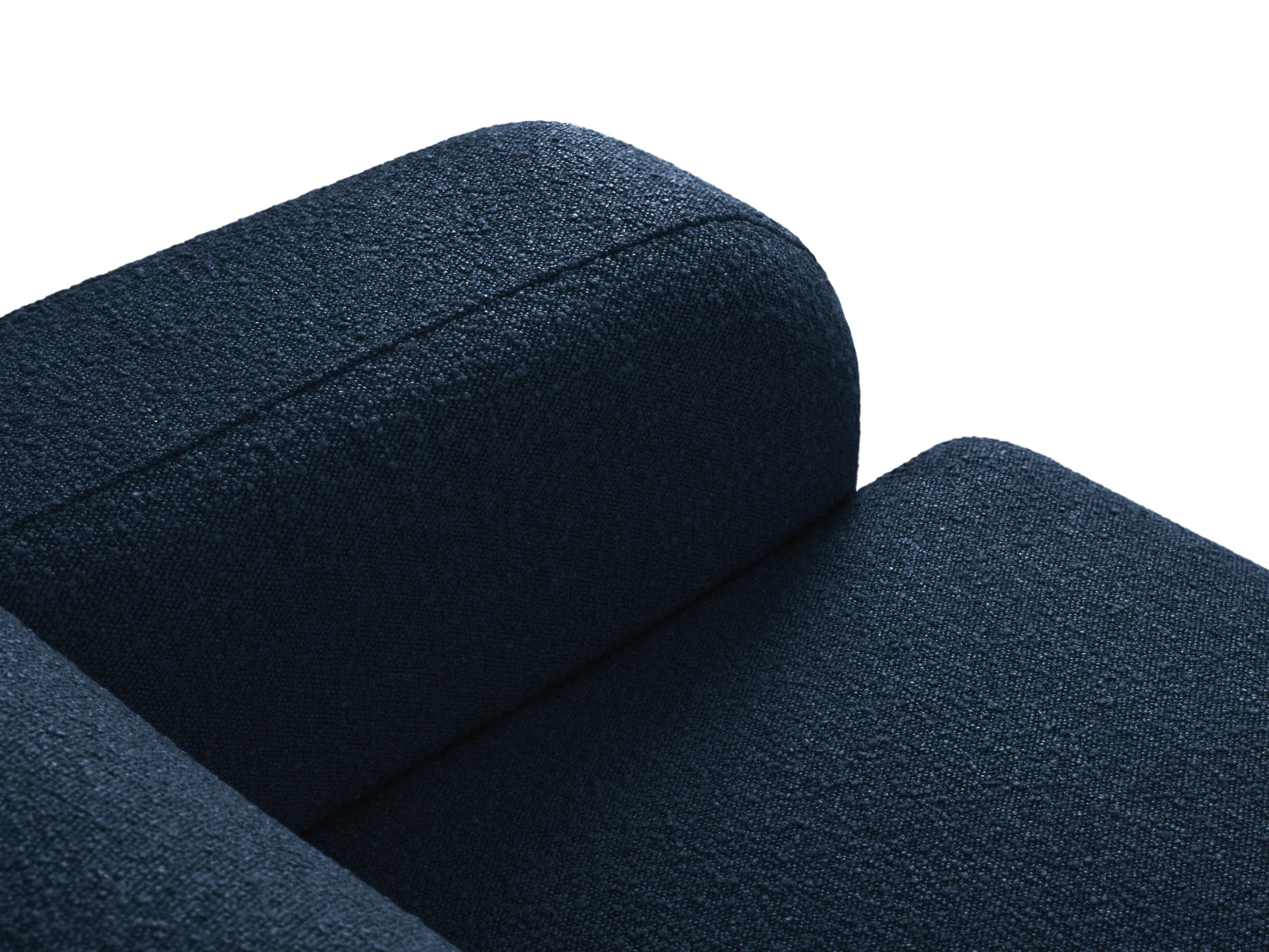 Narożnik lewostronny w tkaninie boucle 6-osobowy LOLA ciemnoniebieski Windsor & Co    Eye on Design