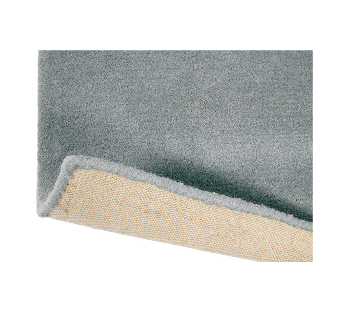 Blauer Teppich PLAID GREY