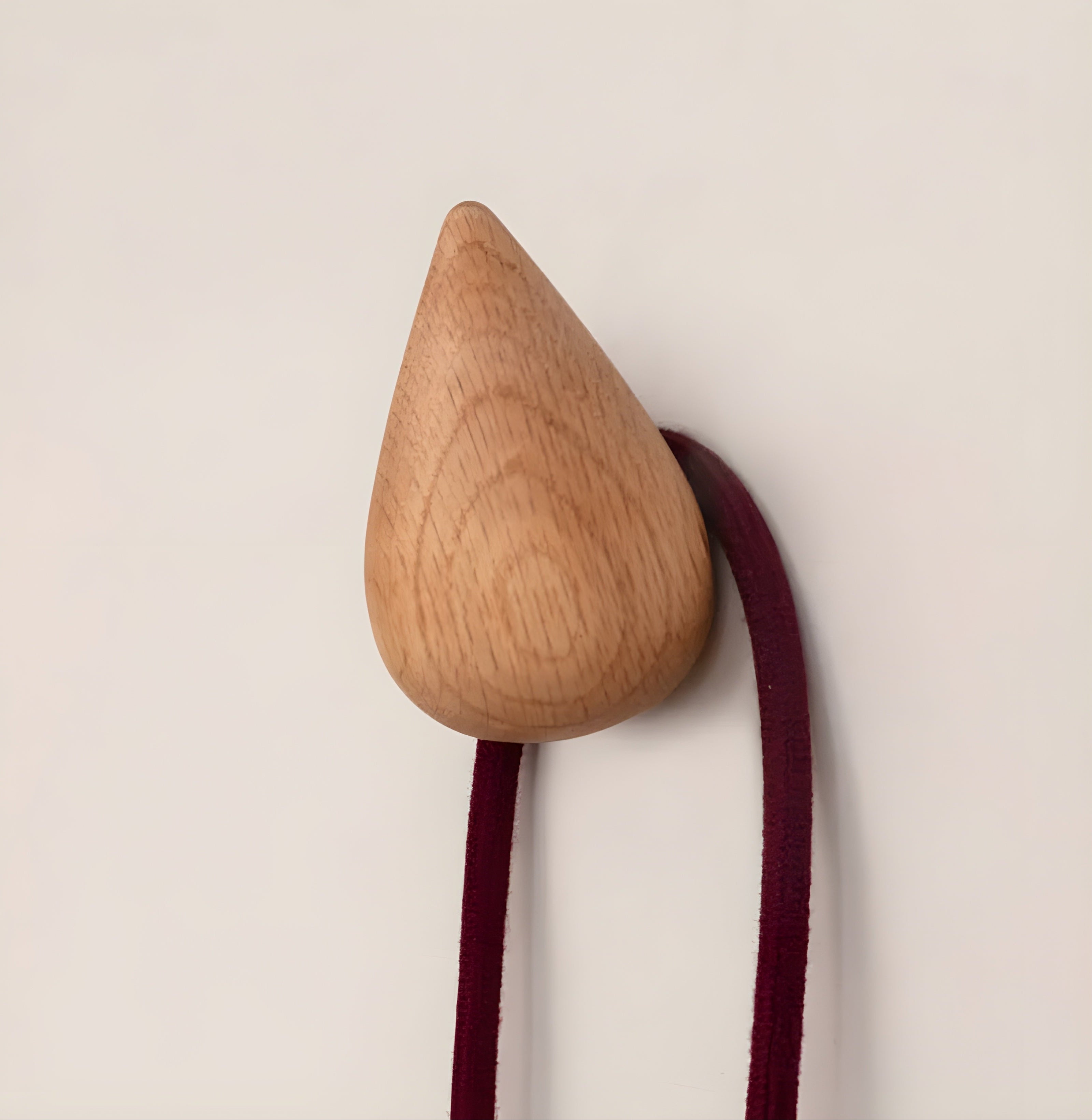 Zestaw wieszaków DROPIT drewno dębowe