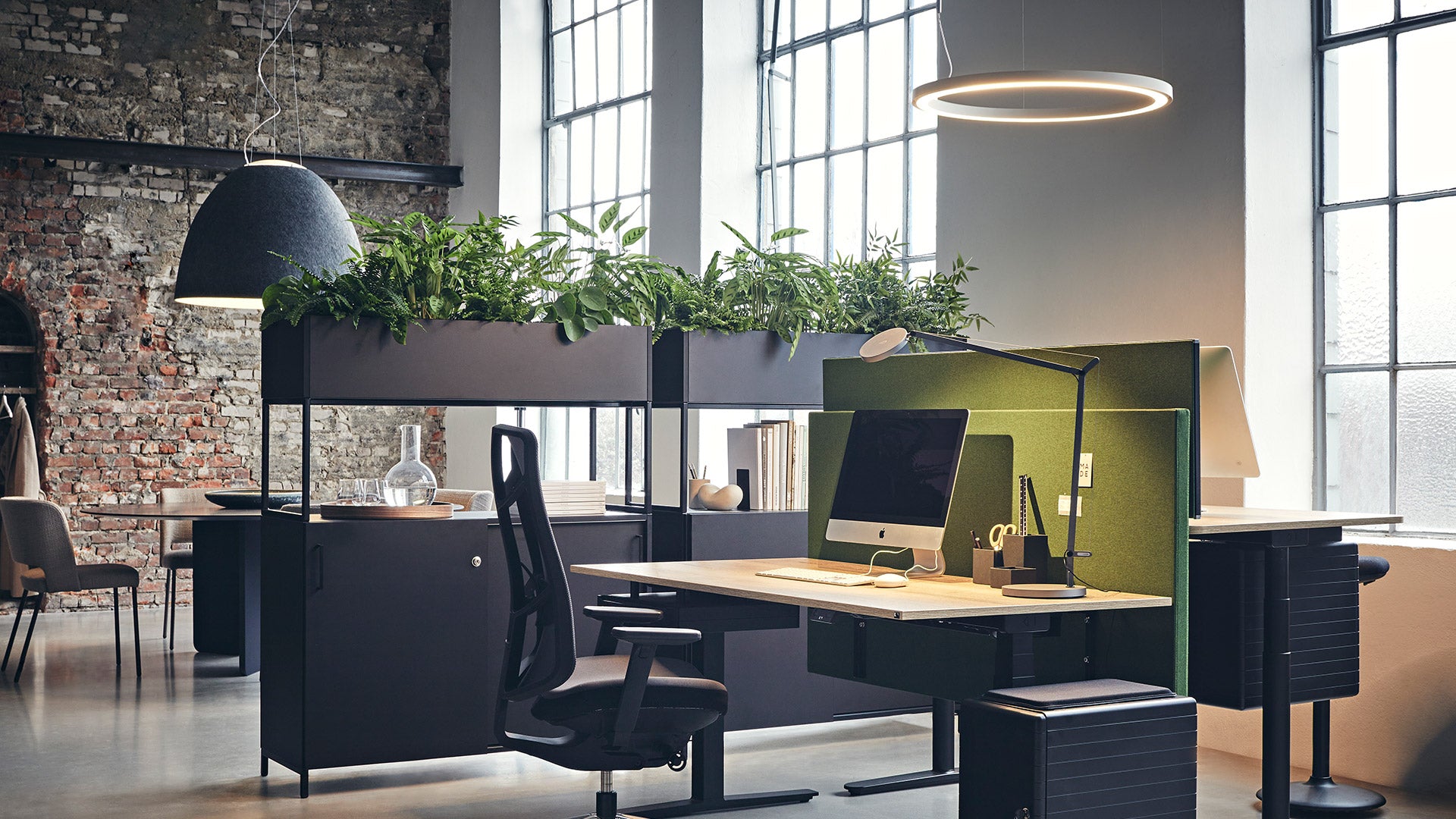 Hanglamp NUR ACOUSTIC grijs