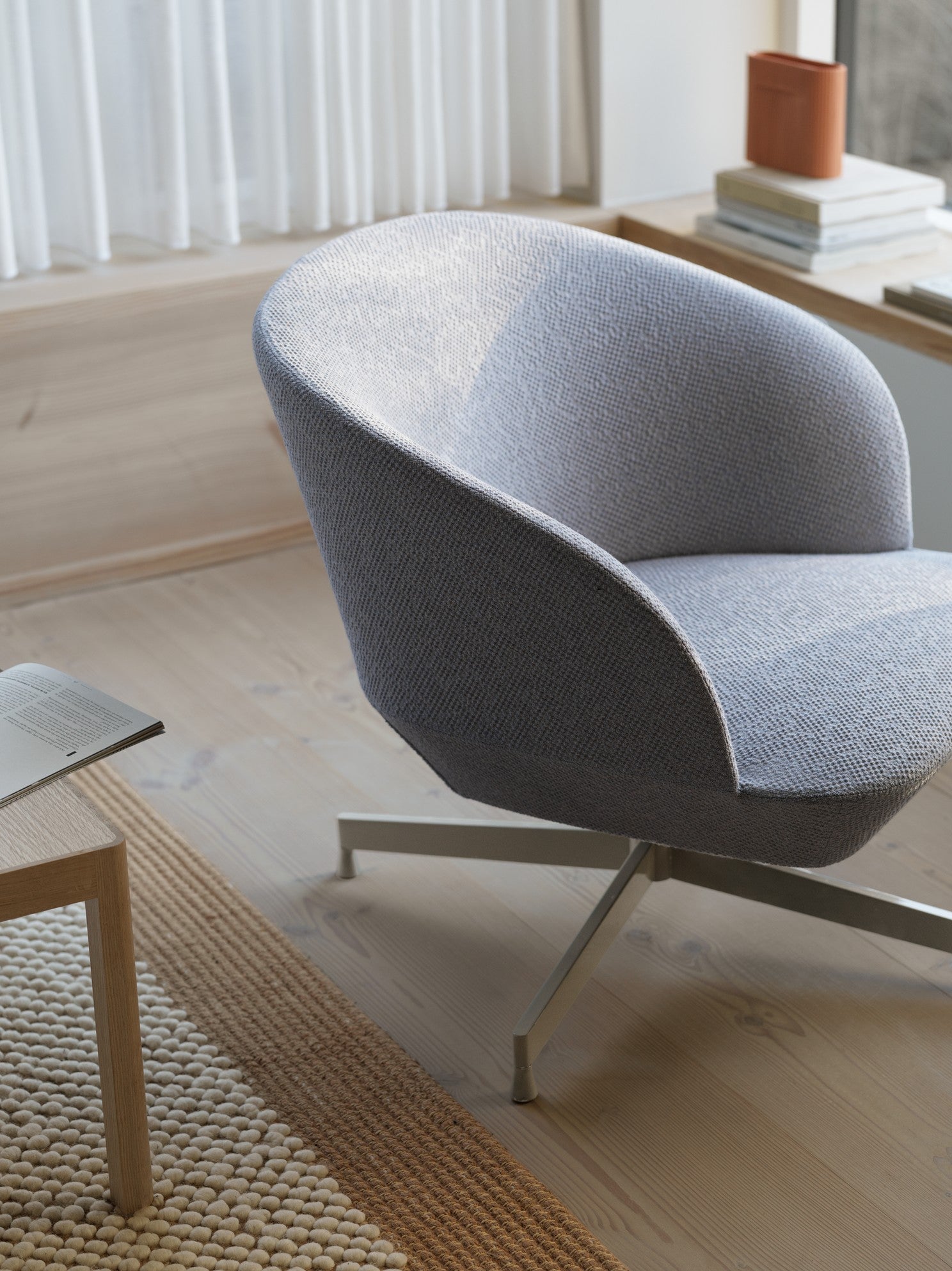 TAPijt PEBBLE oranje met beige