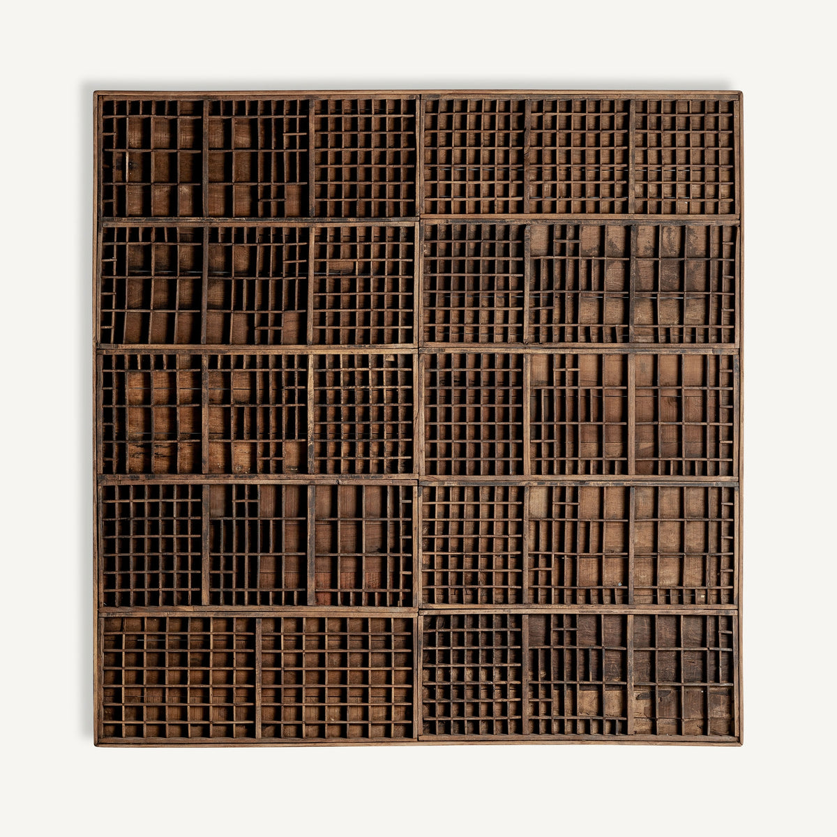 Wanddecoratie KASHERE gerecycled hout