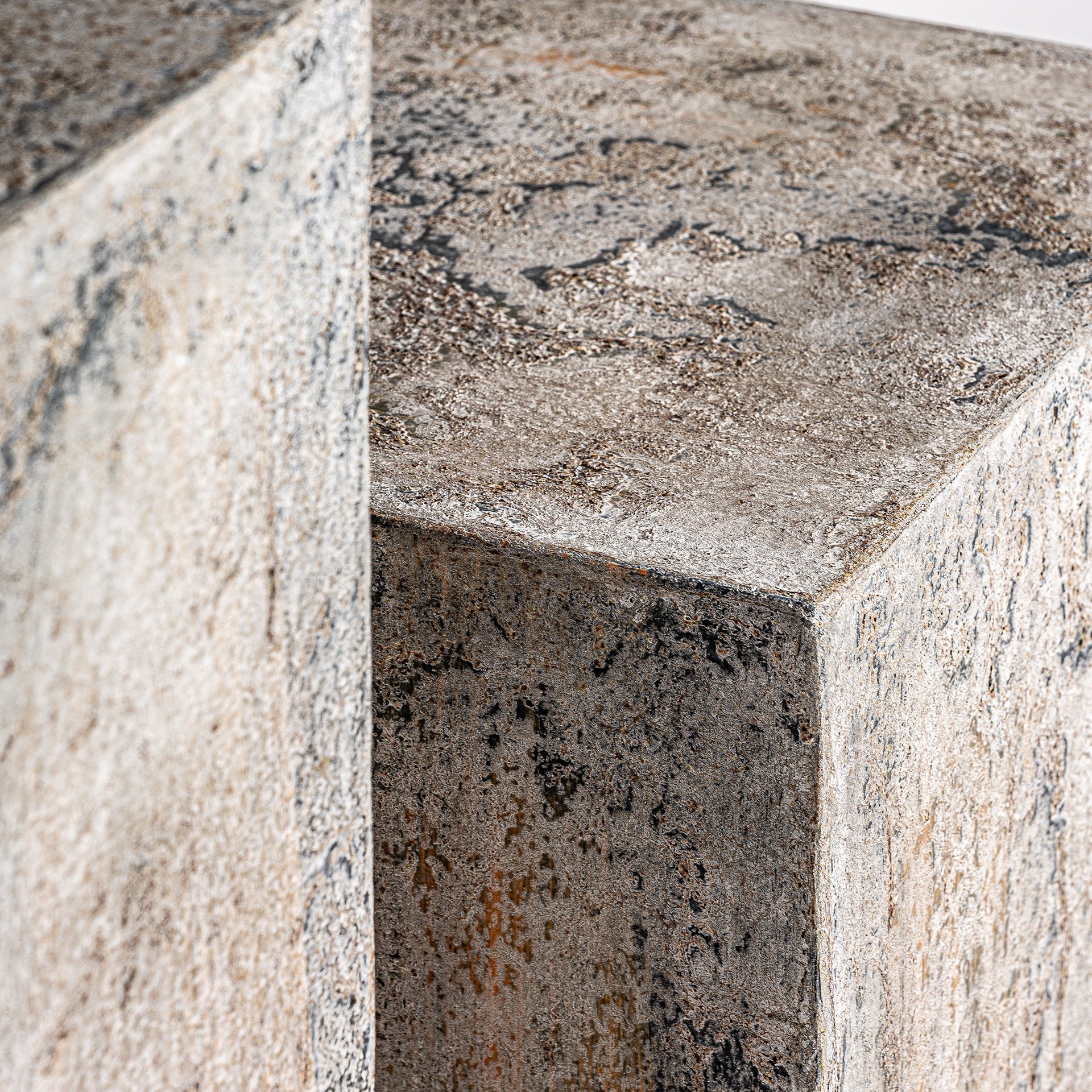 Set van bijzettafels ARVIT beige terracotta