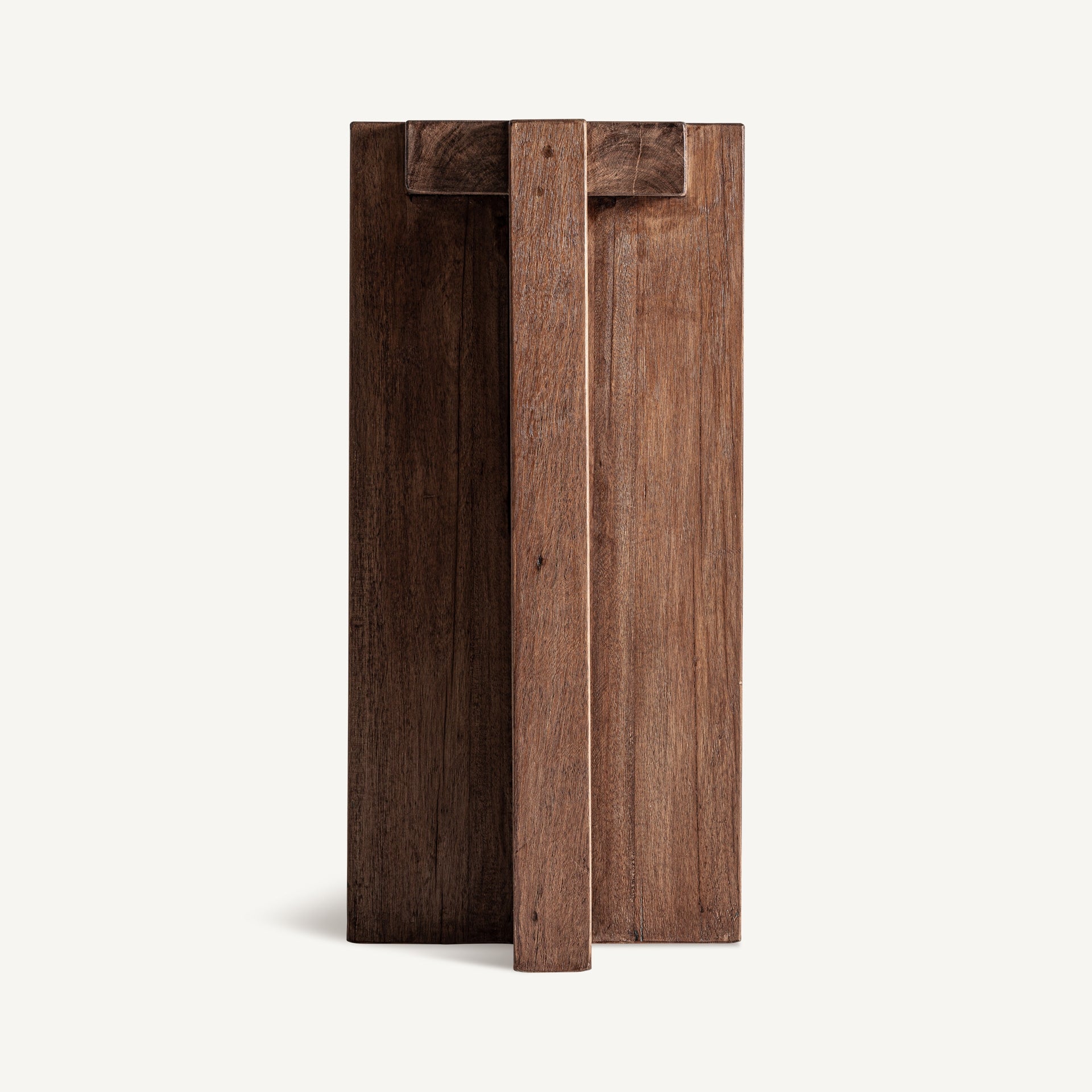 Bijzettafel BRUTALIST gerecycled hout