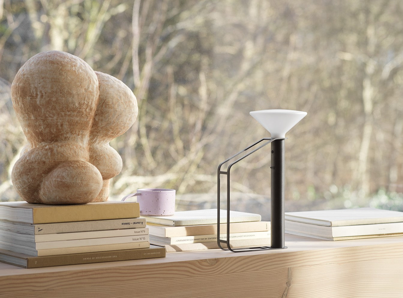 Draagbare buitenlamp PITON zwart