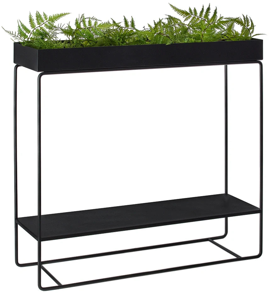 PLANT BOX TWO-TIER Konsole schwarz